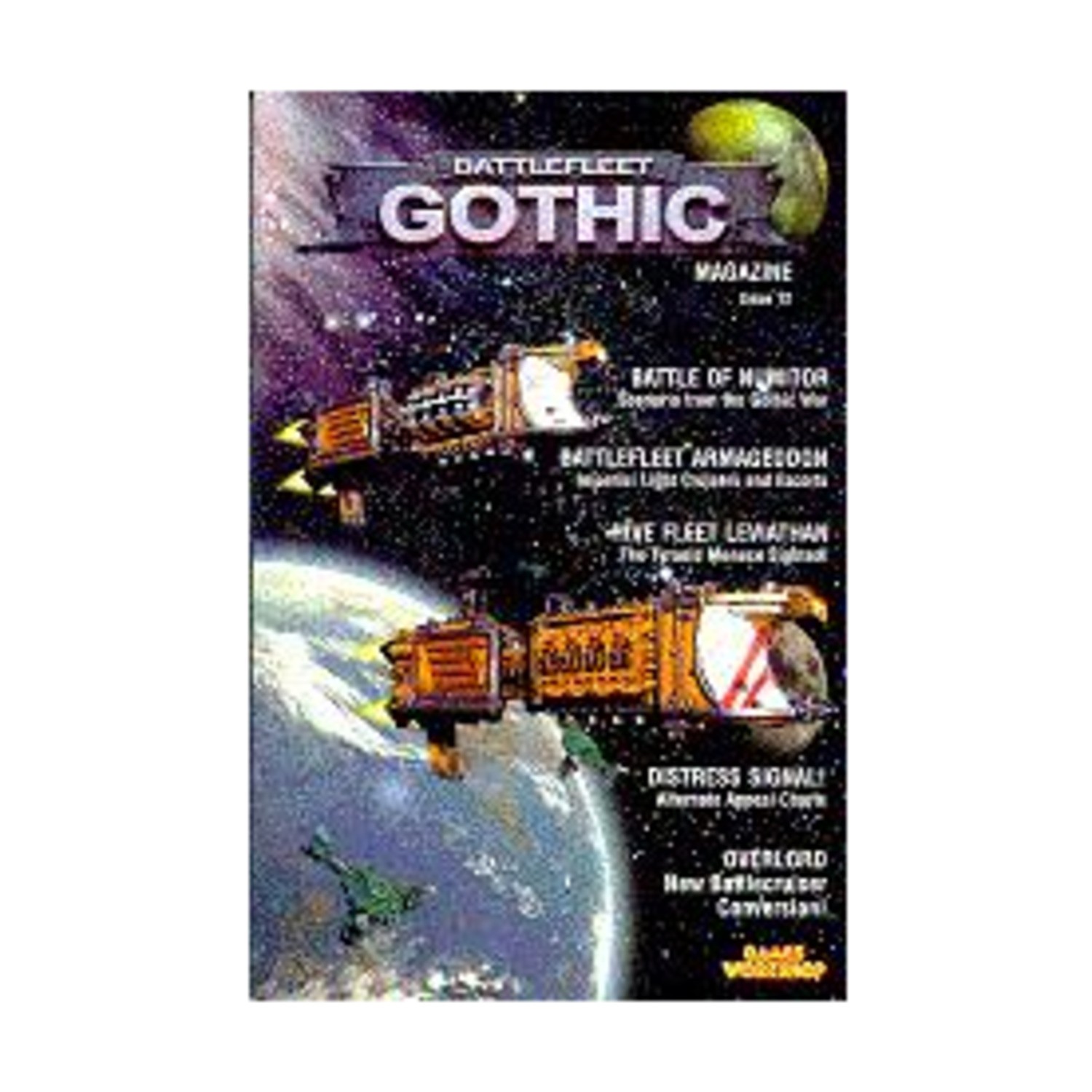 GW Battlefleet Gothic Mag #12 "Battle of Numitor, Hive Fleet Leviathan" Mag VG+