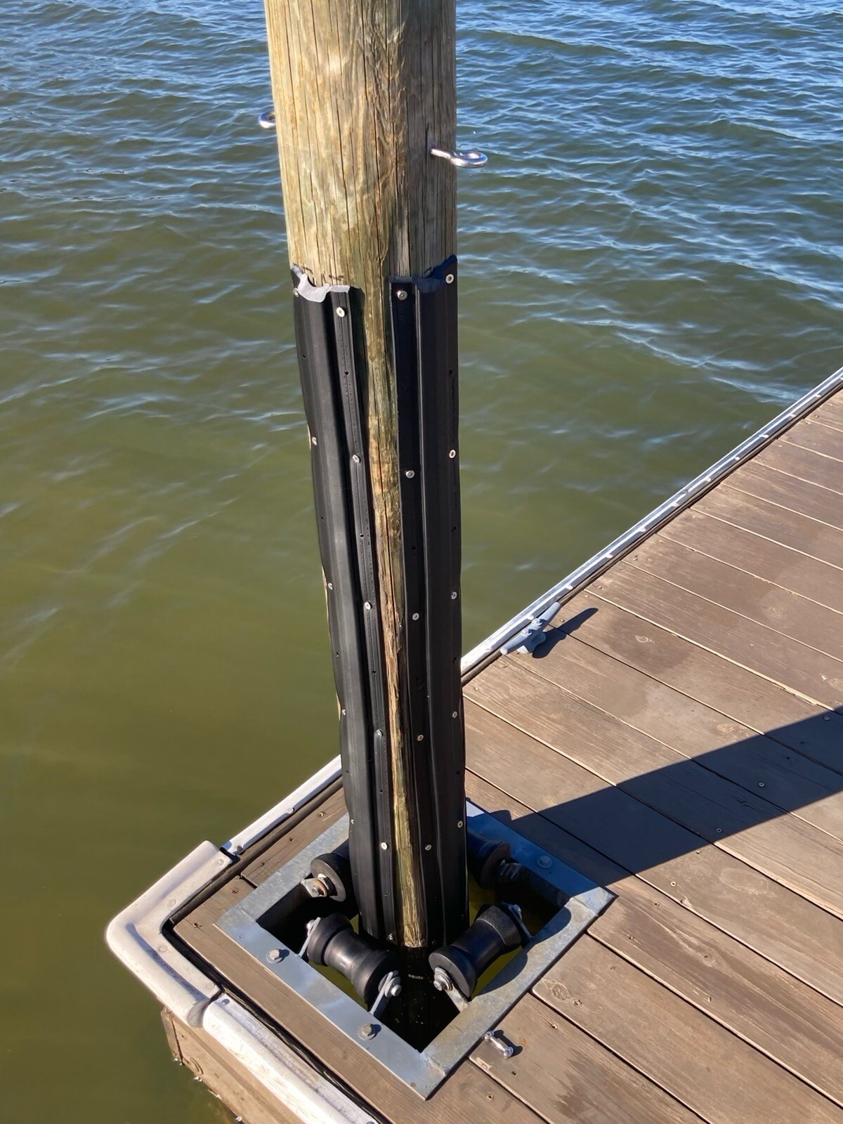 Piling-Guard dock or pier protector and bumper - 11 foot long strips