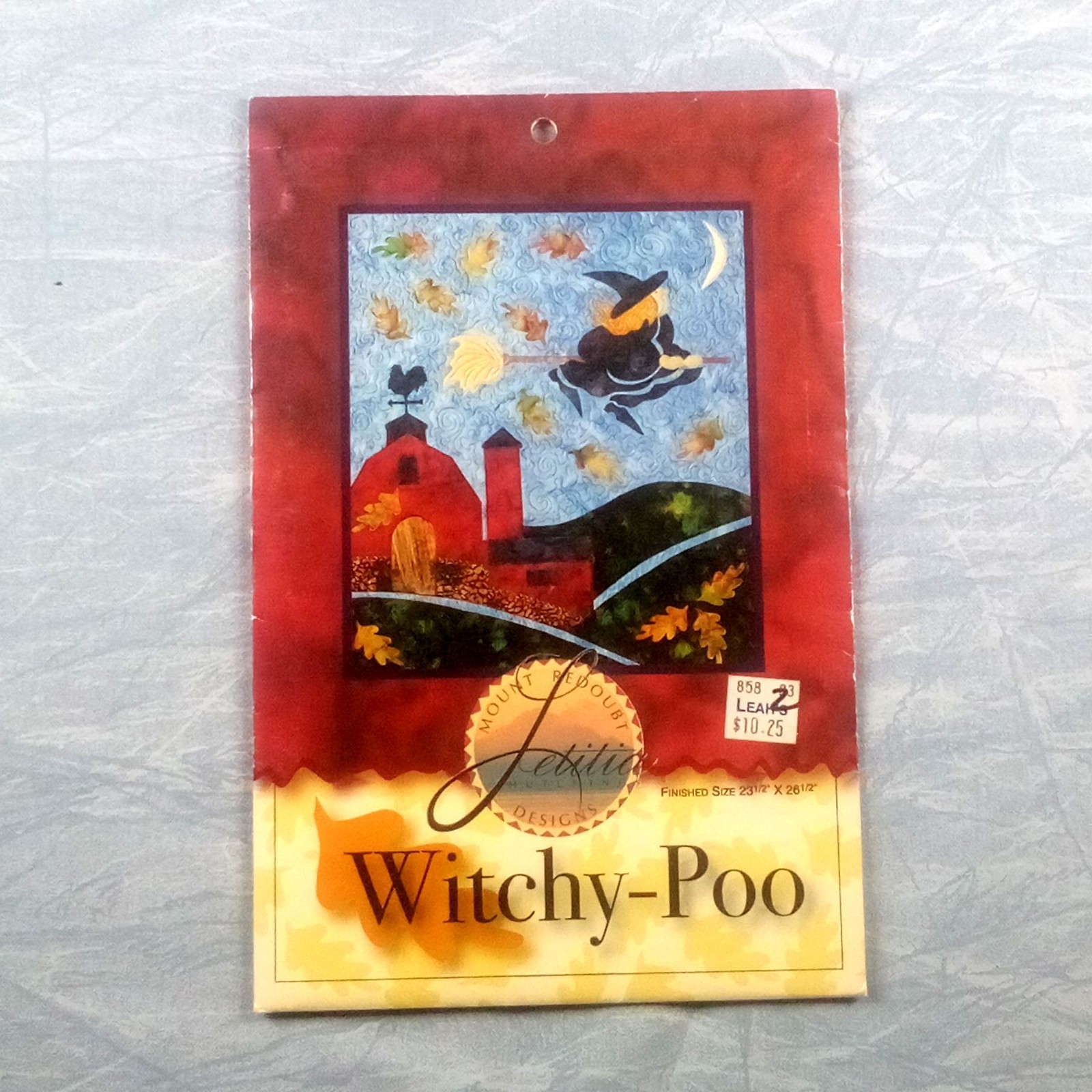 Mount Redoubt Designs MRD011 Witchy-Poo Quilt Pattern 23.5x26.5