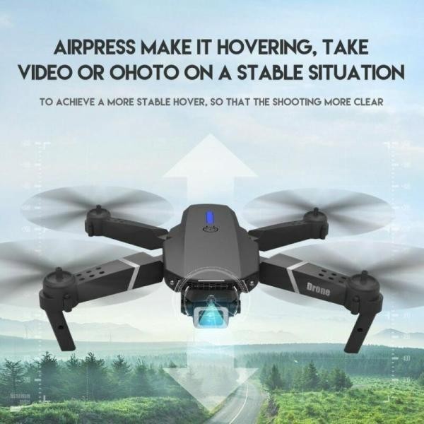 Drone 4K HD Dual Camera WiFi FPV RC Foldable Quadcopter Remote With Screen Gift