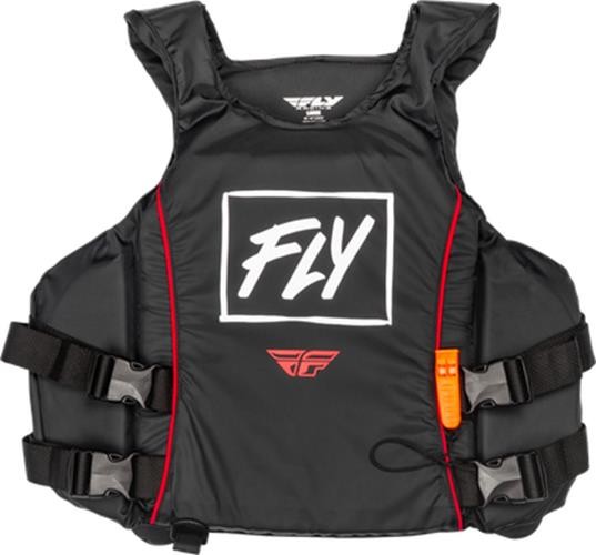 Fly Racing 221-30300S Pullover Flotation Vest Black/White/Red Small