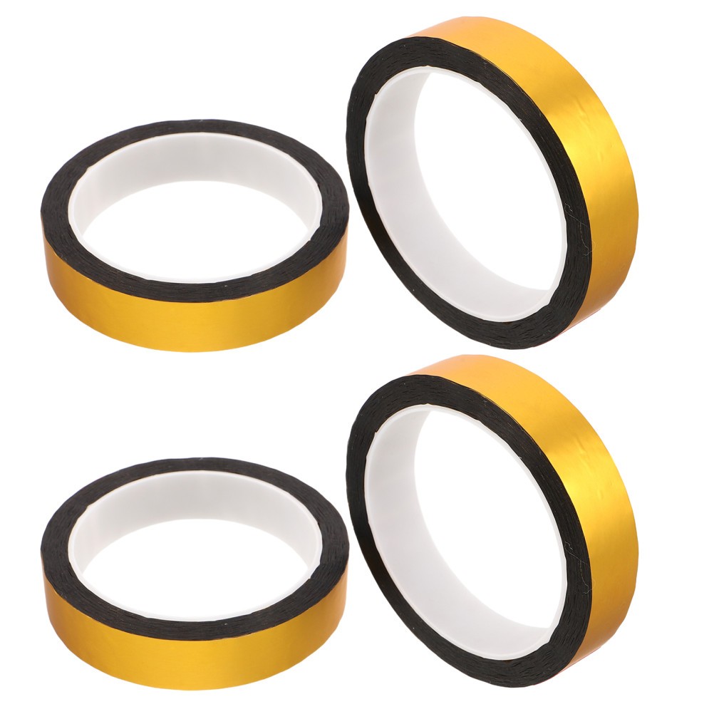 4pcs Peel and Stick Molding Trim: 1968" X 0.4" Self-Adhesive Metallic Mirror