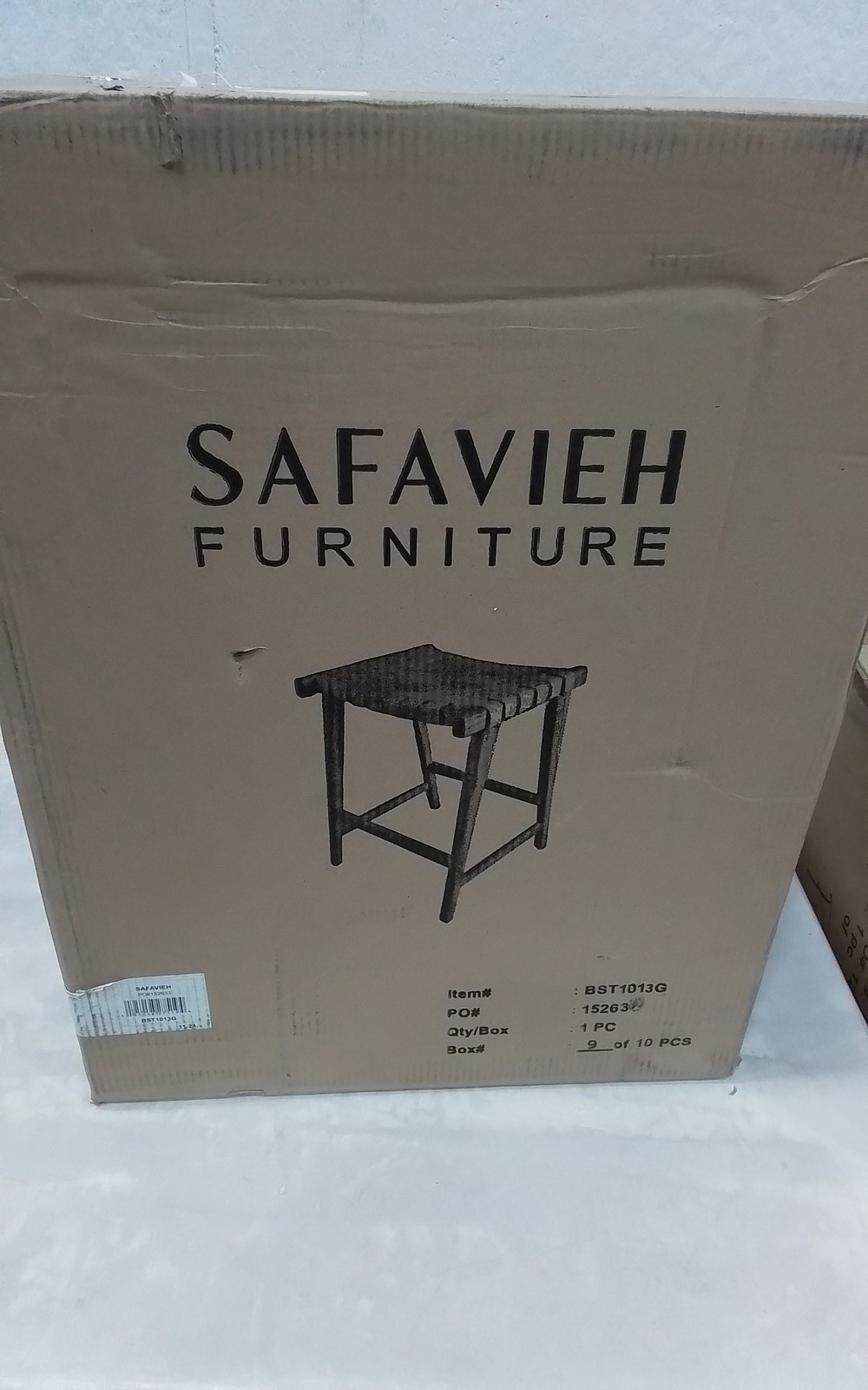 Safavieh ABREU RECTANGLE COUNTER STOOL, Reduced Price 2172768886 BST1013G