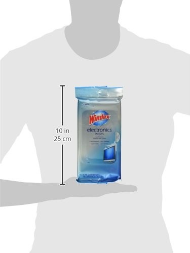 Windex Electronics Wipes, Pre-Moistened Screen Wipes Clean and Provide a