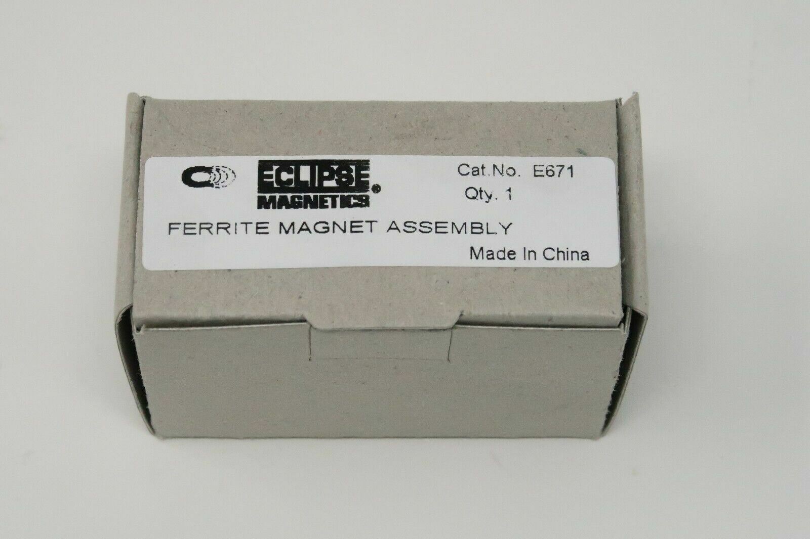 Eclipse Magnetics E671 Ferrite Magnet Assembly Ceramic marker 2-3/8" x 1-1/8"