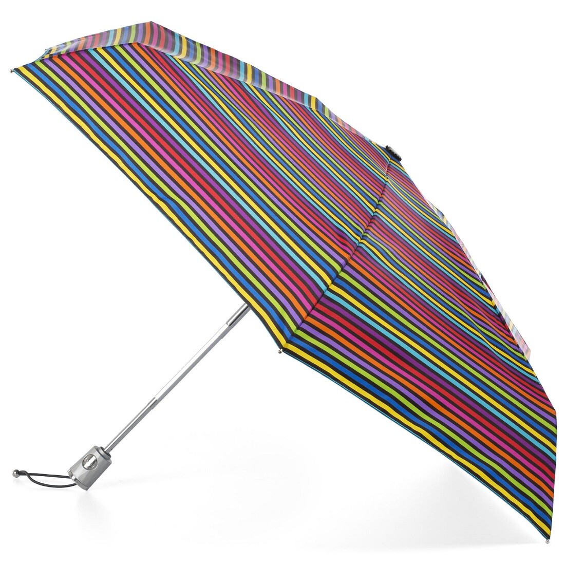 Isotoner totes Mini Auto Open Close NeverWet and SunGuard Umbrella - 8704