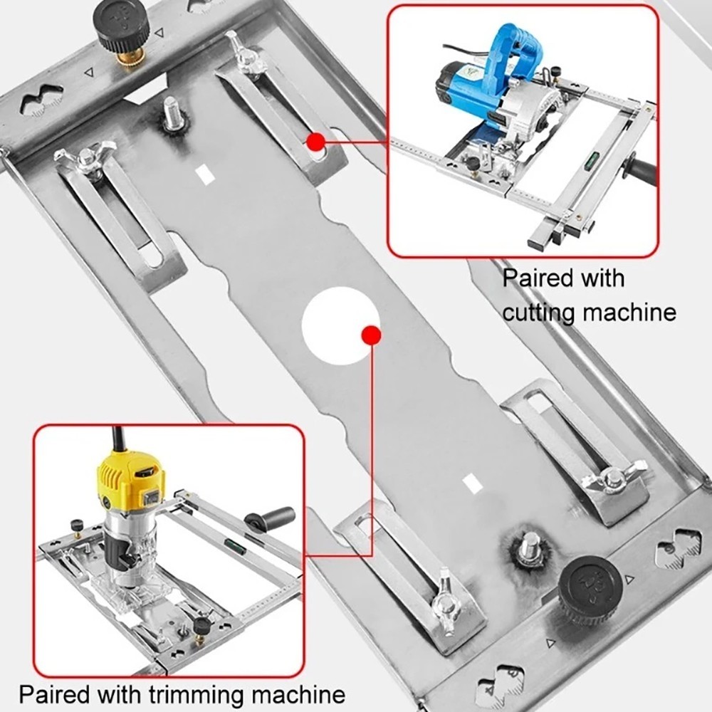 Cutting Machine Edge Guide Positioner 12.6 Inch Adjustable Circular Saw Guide US