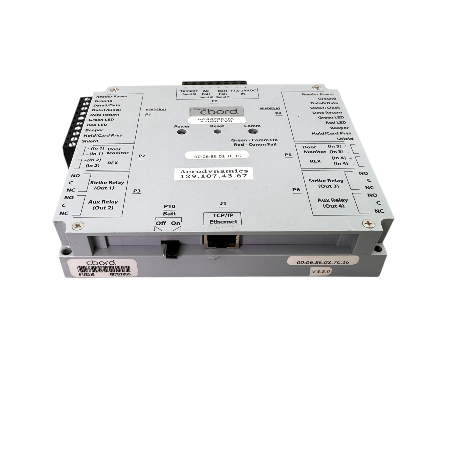 HID VertX EVO V2000 Access Control Reader Board 72000BEP0N01A Cbord