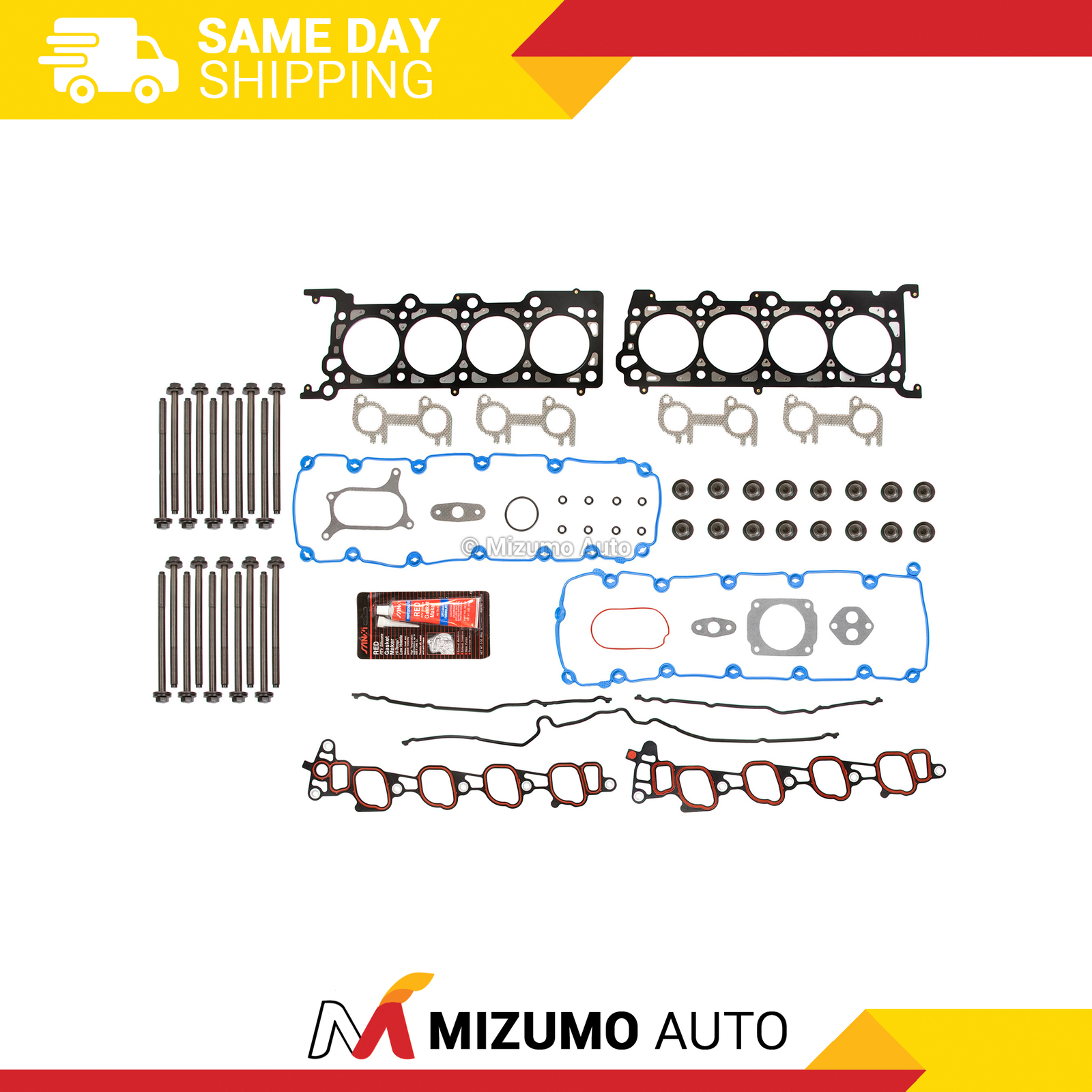Head Gasket Bolts Set Fit 00-05 Ford E, F Series V8 5.4 SOHC 16V VIN L, M, W, Z