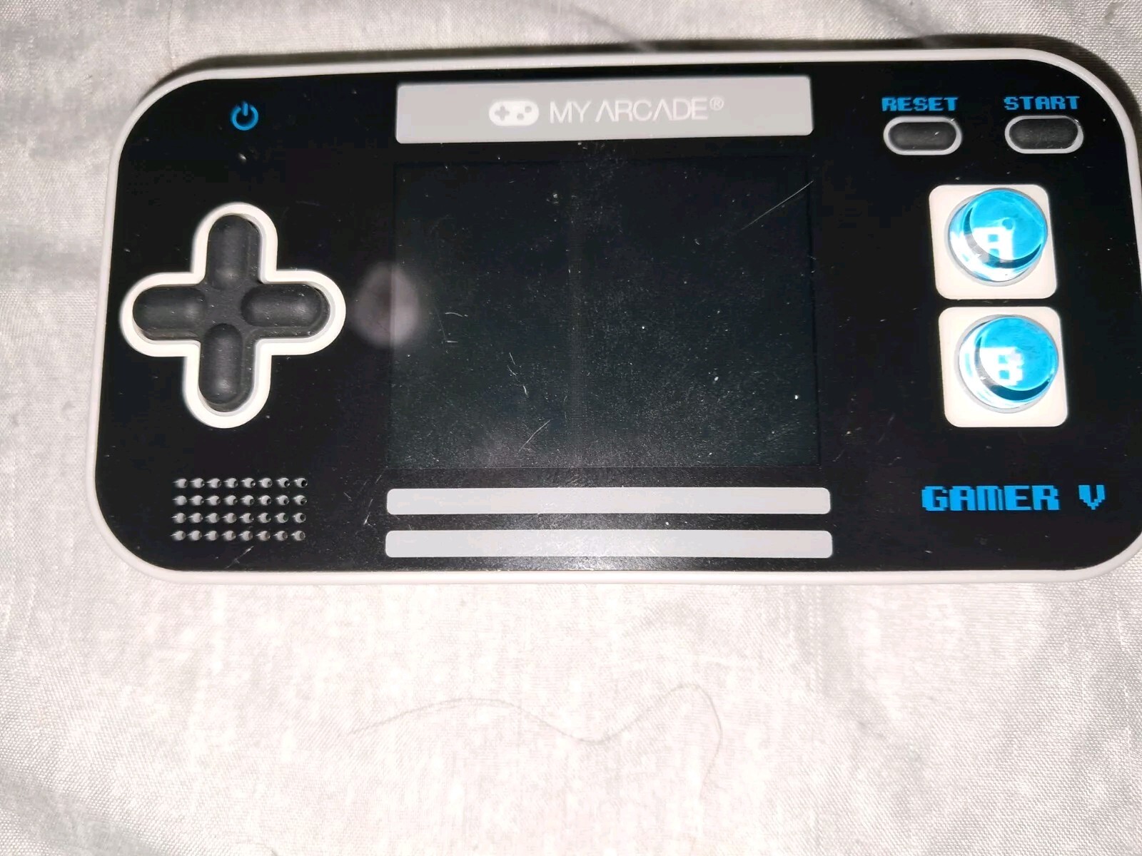 MY ARCADE Gamer V-Classic Blue Version Handheld System  Tested Working 220 Games