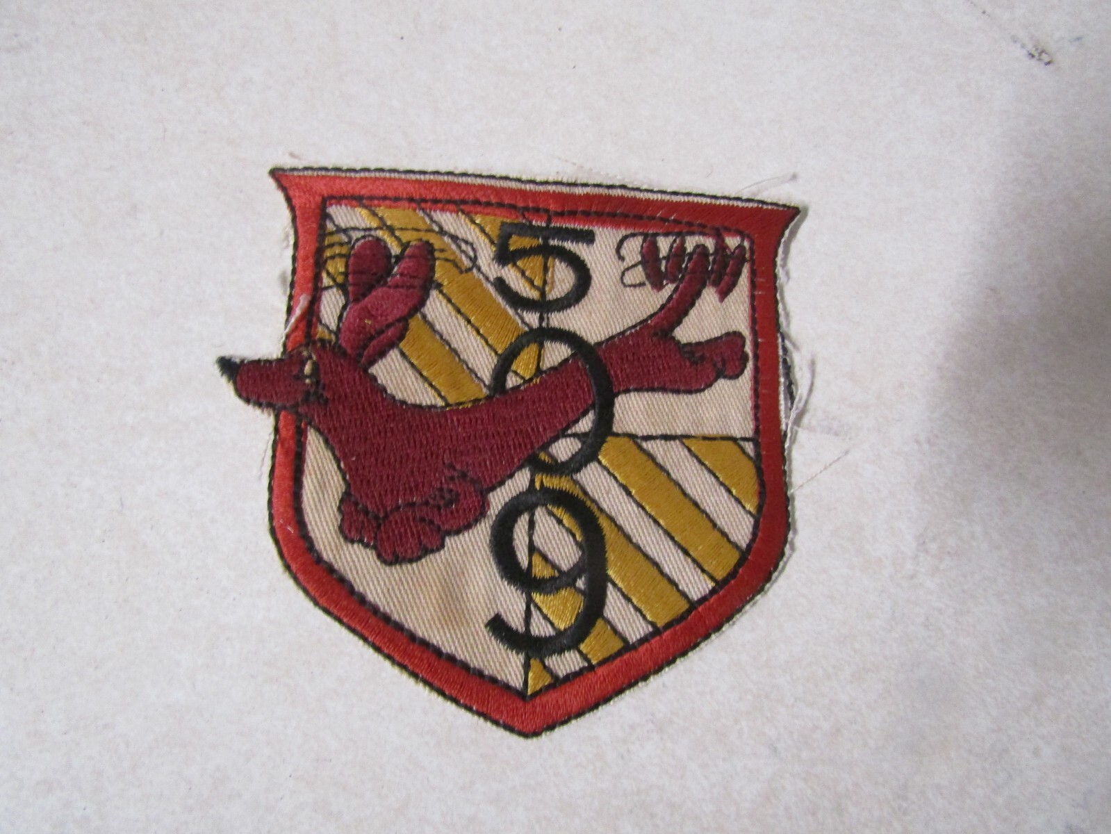 MILITARY PATCH SEW ON OLD VIETNAM ERA 509TH SOMETHING OR OTHER