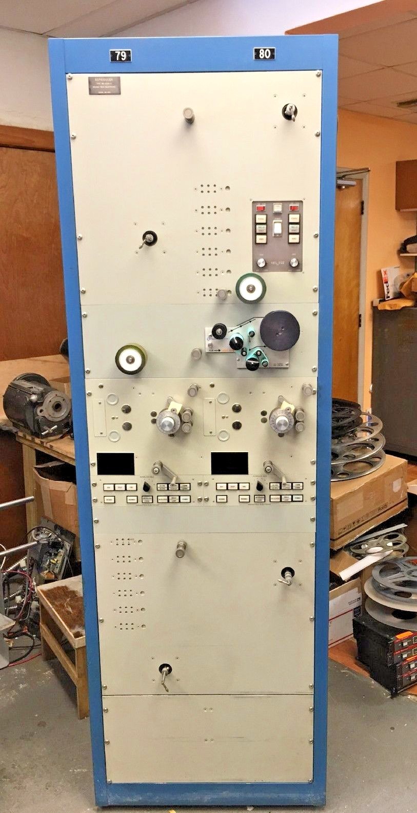 Magna-Tech Model 2036-CL  Combination 16mm & 35mm Motion Picture Film Cleaner
