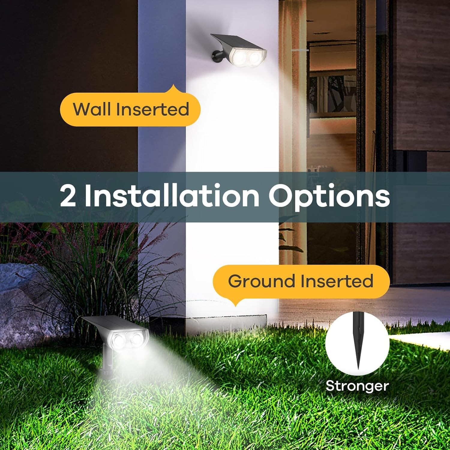 Solar Lights Outdoor Waterproof IP65, Starray Dusk-To-Dawn Outdoor Solar Ligh...