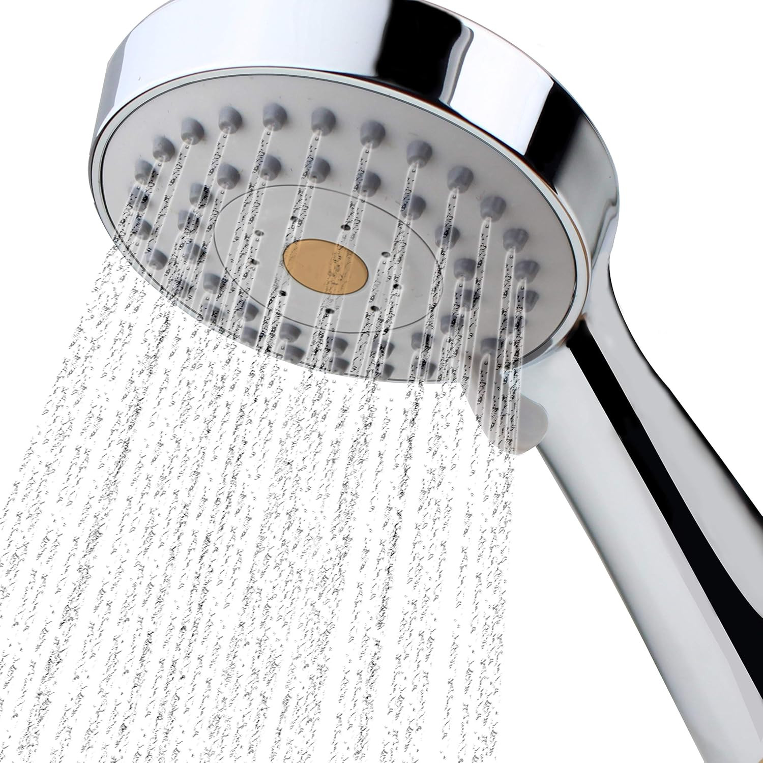 High Pressure Handheld Shower, Power Boost Resists Low Flow, Chrome | against We