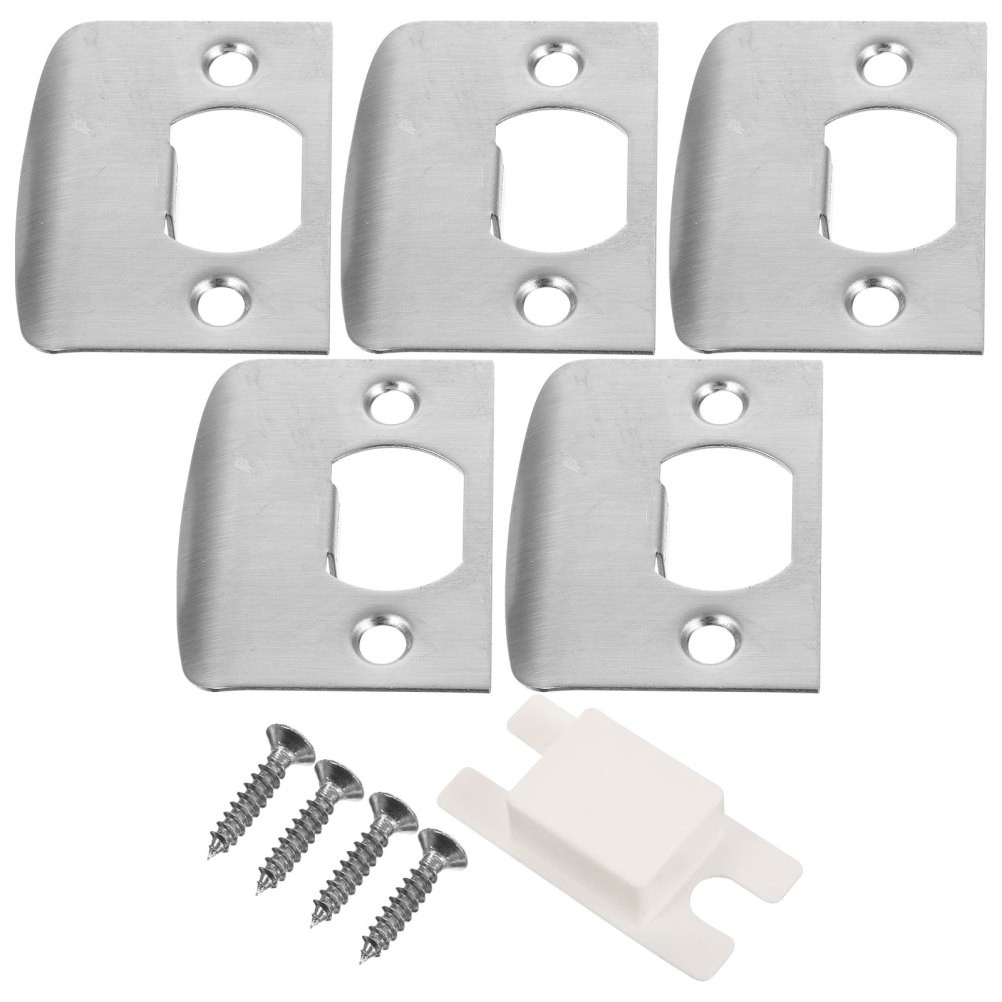 4 Sets Strike Plates for Interior Doors Reinforcement Latch Guard