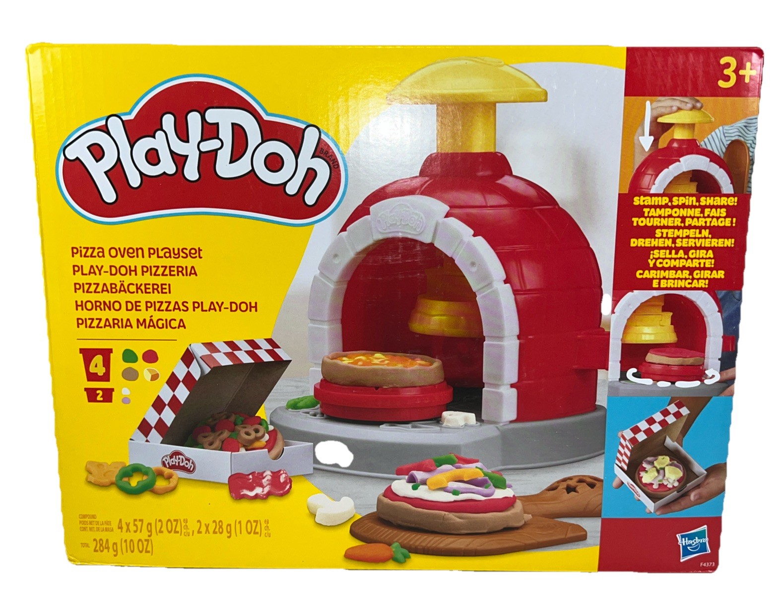 Play-Doh Kitchen Creations Pizza Oven Playset with 6 Cans & 8 Accessories NIB