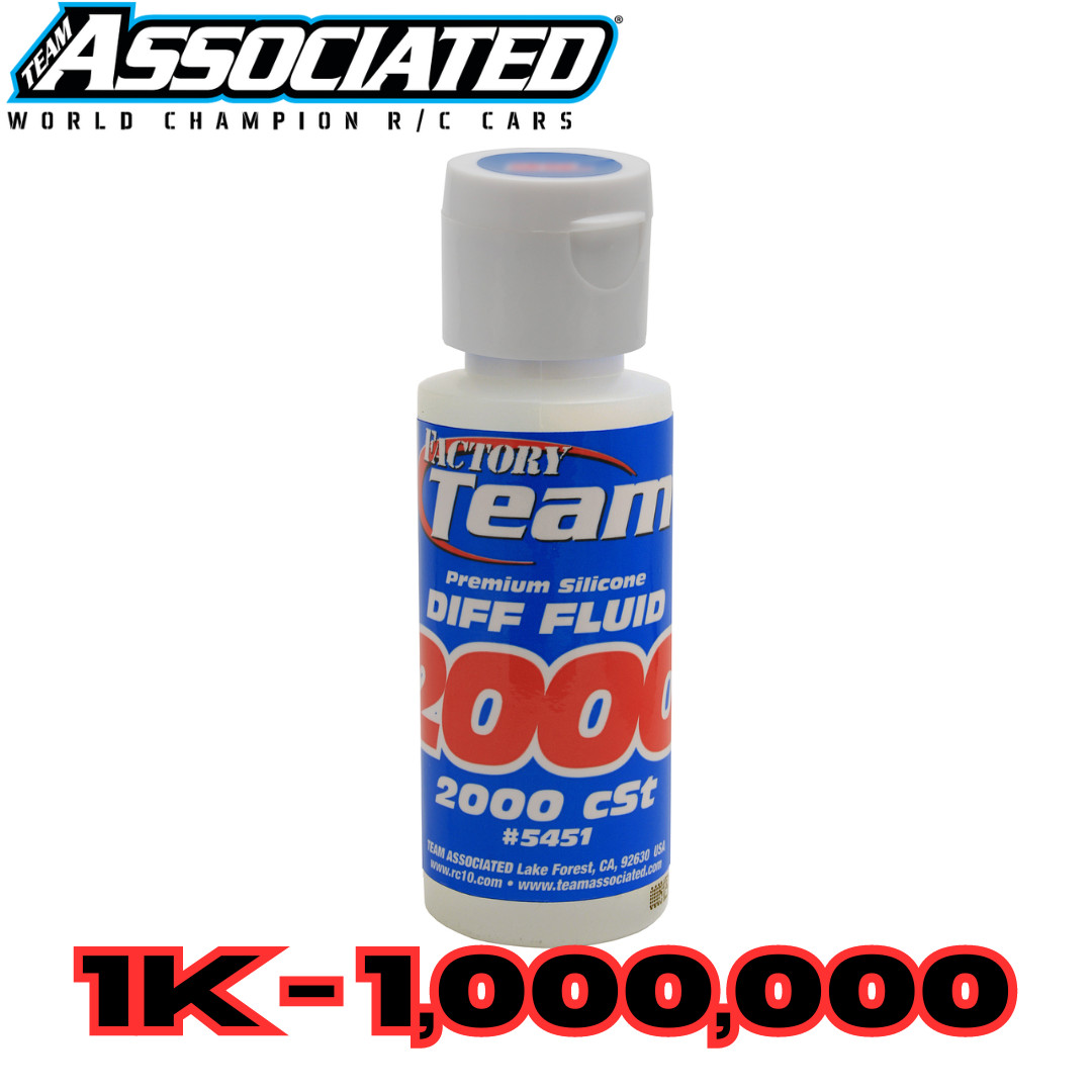 Team Associated Silicone Diff Fluid 2oz RC Car Stadium Truck Buggy Truggy Oil SC