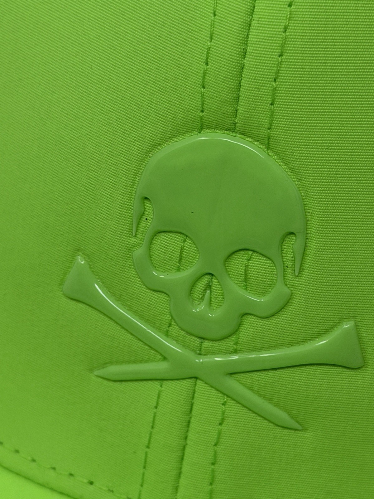 G/FORE Skull & Tees Logo Solid Lime Green Golf Hat snapback