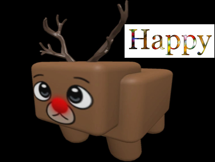 RUDOLPH PET❤️🖤FAST DELIVERY❤️🖤MM2 LEGENDARY PET ROBLX