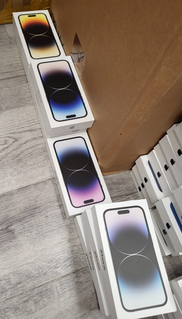 Original iPhone Retail Box with Manual 14 Pro Max Plus Black Gold Silver Gray