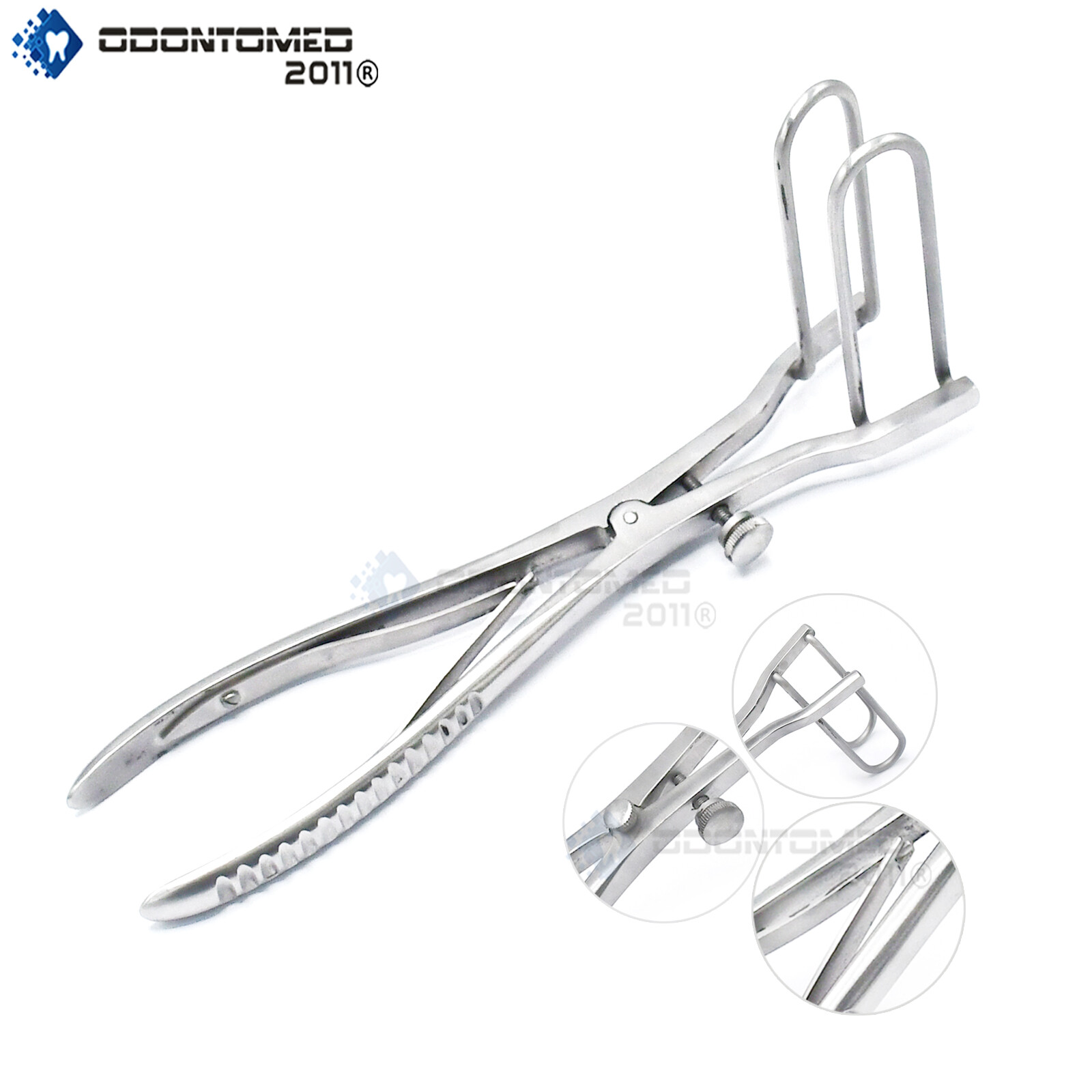 Bivalve Blades Sims Rectal Speculum Side Screw Gynecology Instruments DS-1308