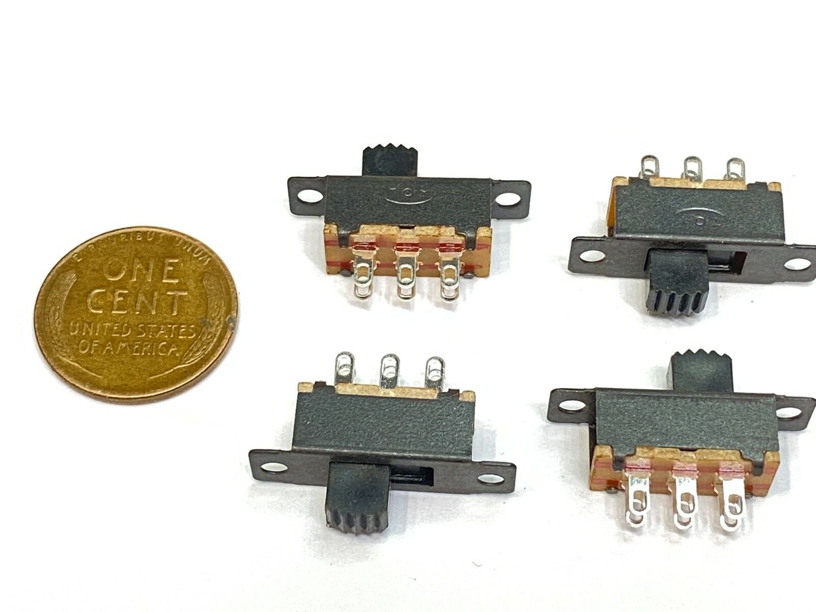 4 Pieces Slide Switch DPDT SS22F32 G5 PCB Panel mount mini 6 pin Miniature