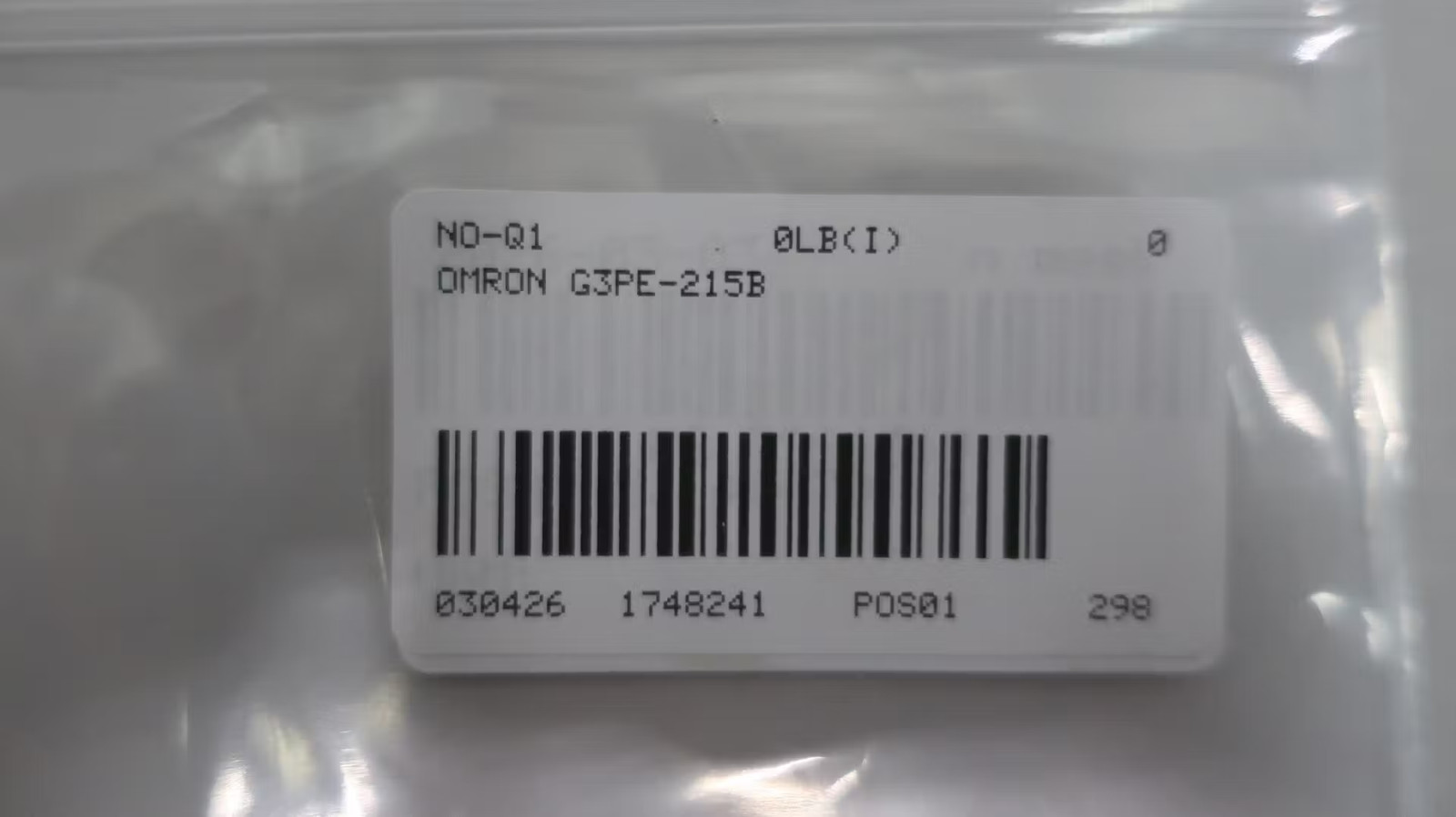 Omron G3PE-215B Solid State Relay 15a Amp 12-24v-dc