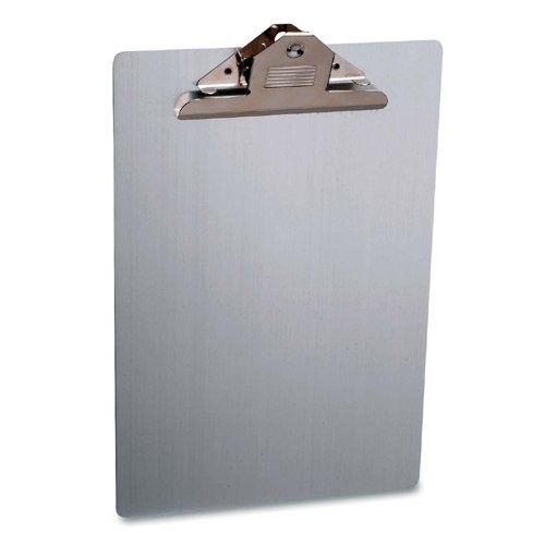 Sparco Aluminum Clipboard - 8.50" X 12" - Clamp - Aluminum - Silver (SPR86259)