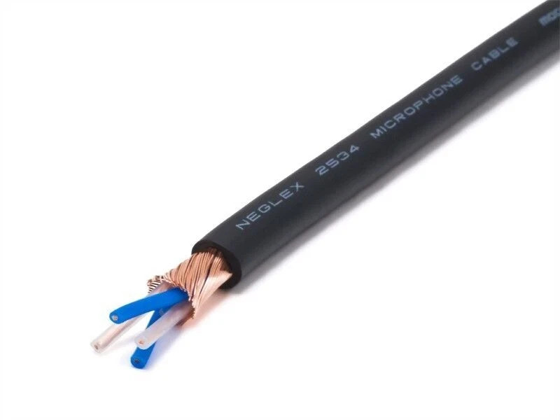 1'FT-25FT Mogami 2534 cable Aux Audio Neutrik 1/4 Stereo to 2-XLR-M L-R Breakout