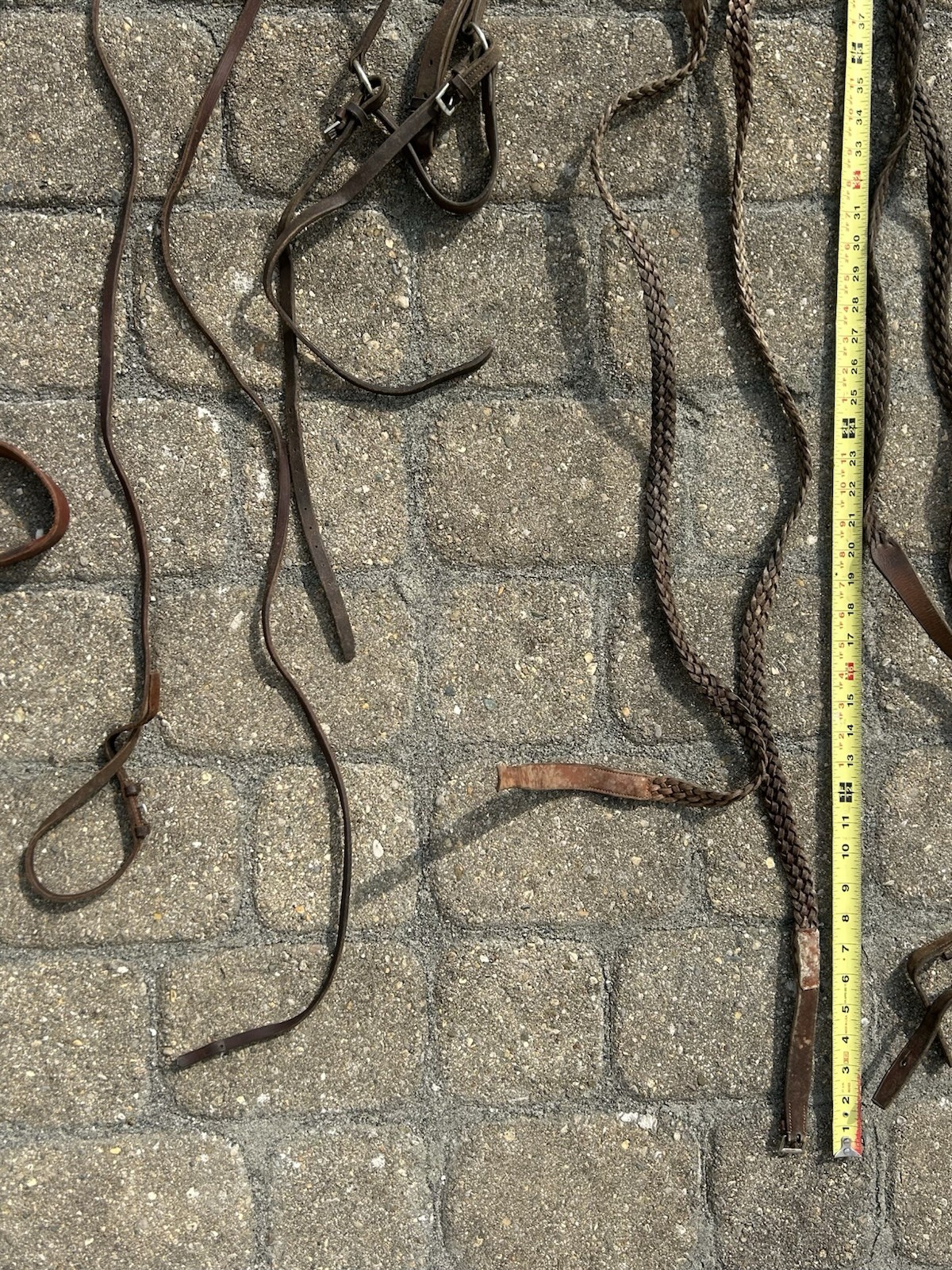 Assorted Various Horse Saddlery Straps And Bit