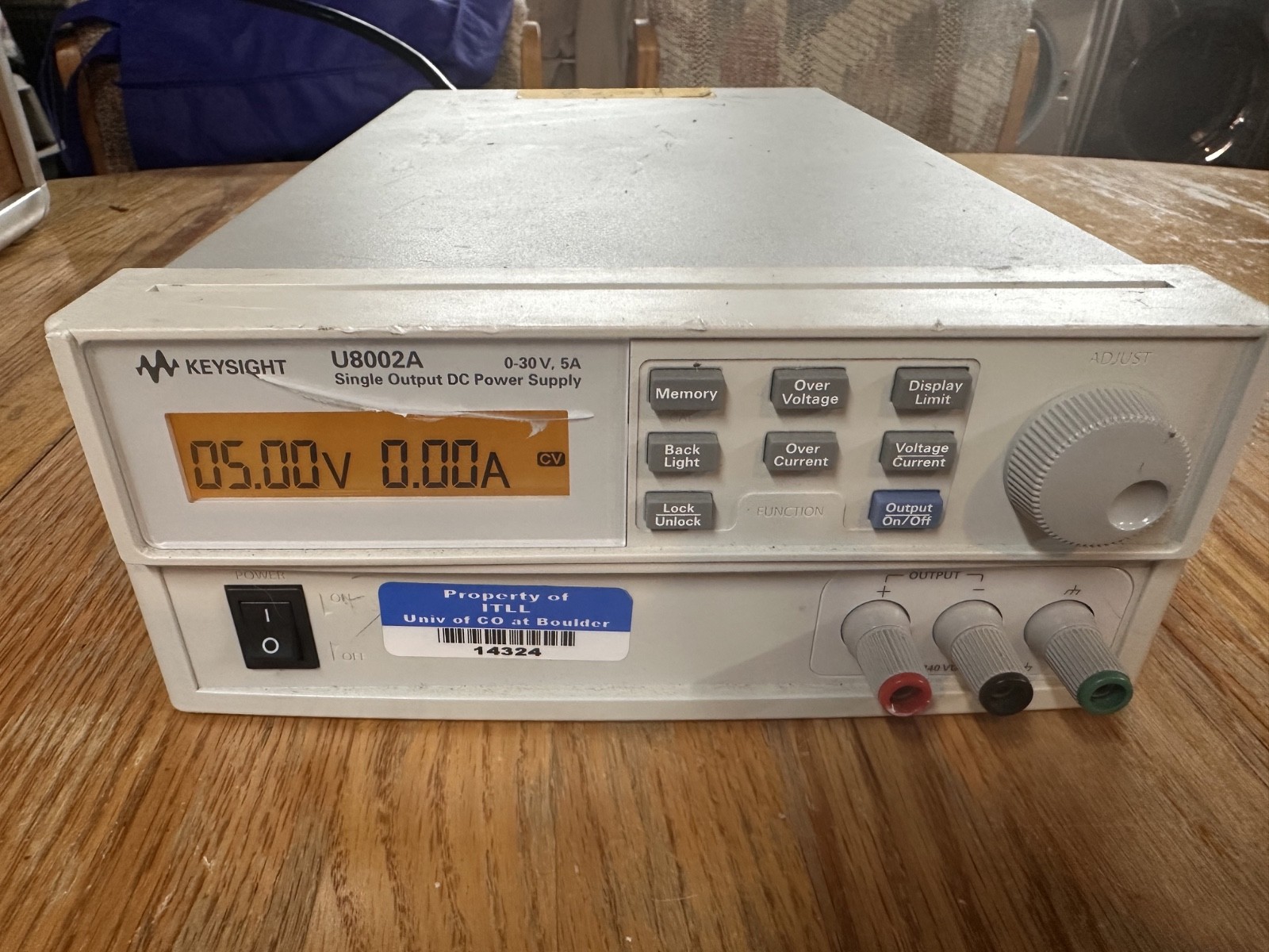 Keysight U8002A DC Power Supply 30V 5A Adjustable Lab Bench Unit