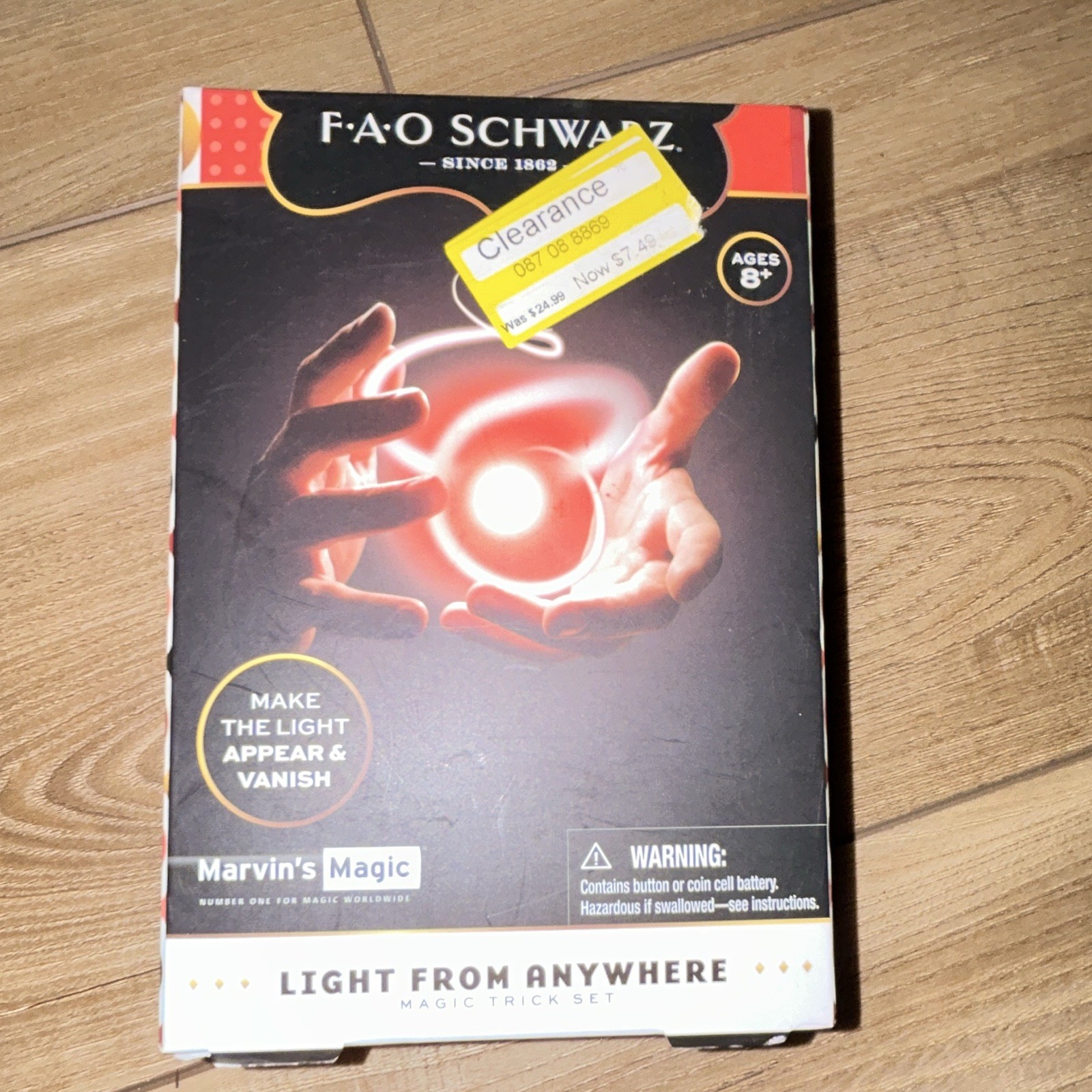 F.A.O. Schwarz Marvin's Magic Lights From Anywhere Magic Trick Set Ages 8+
