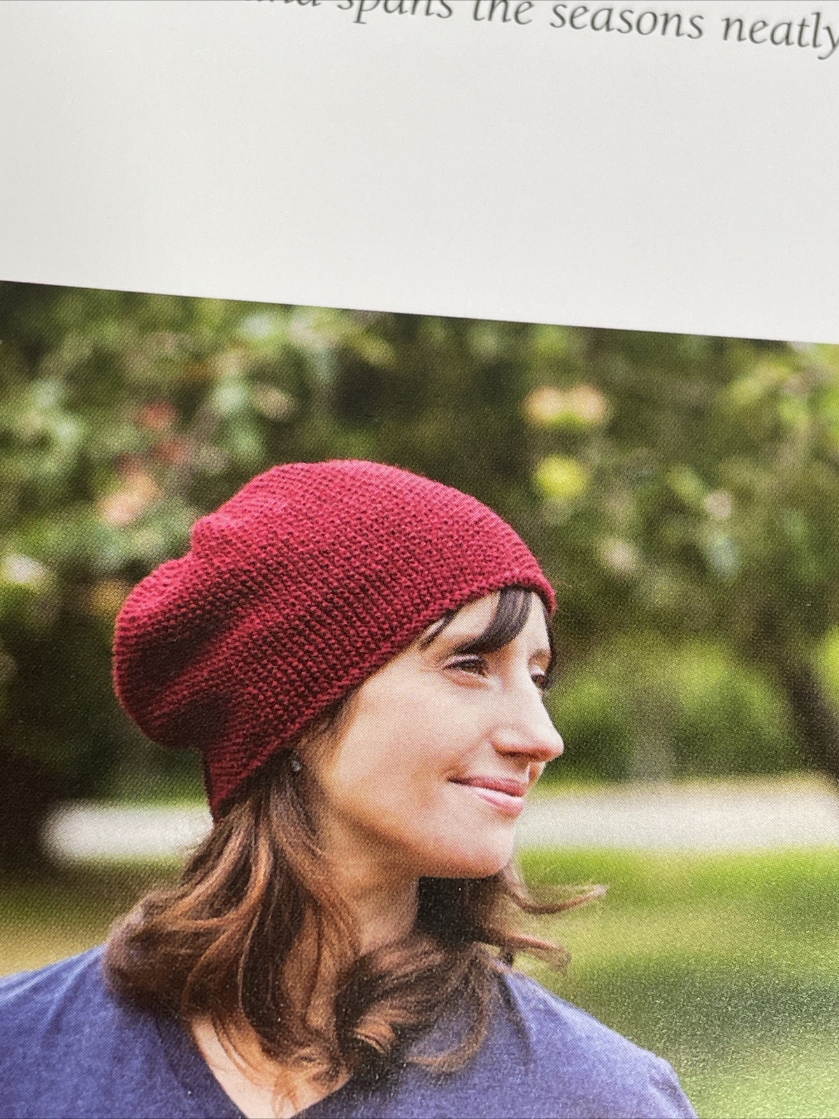 Churchmouse Classics Flora's Cap Hat Knitting Pattern