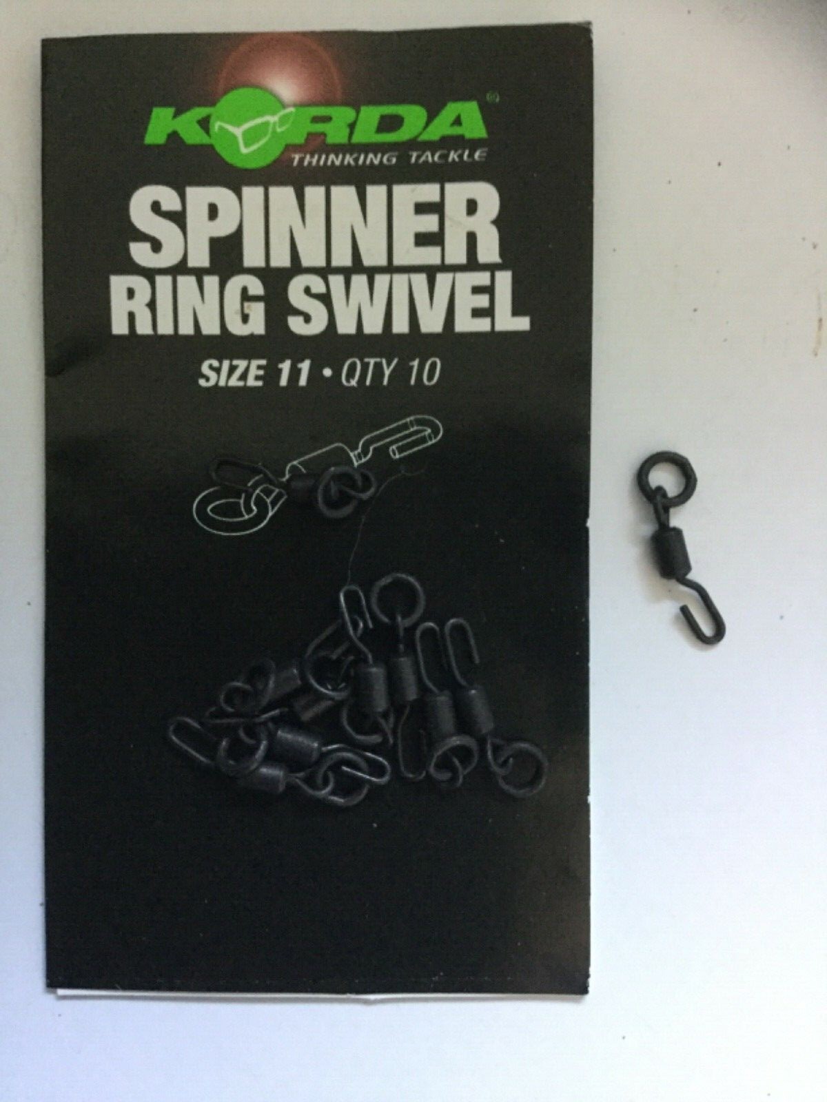 KORDA SPINNER RING SWIVEL SIZE 11 - CARP FISHING