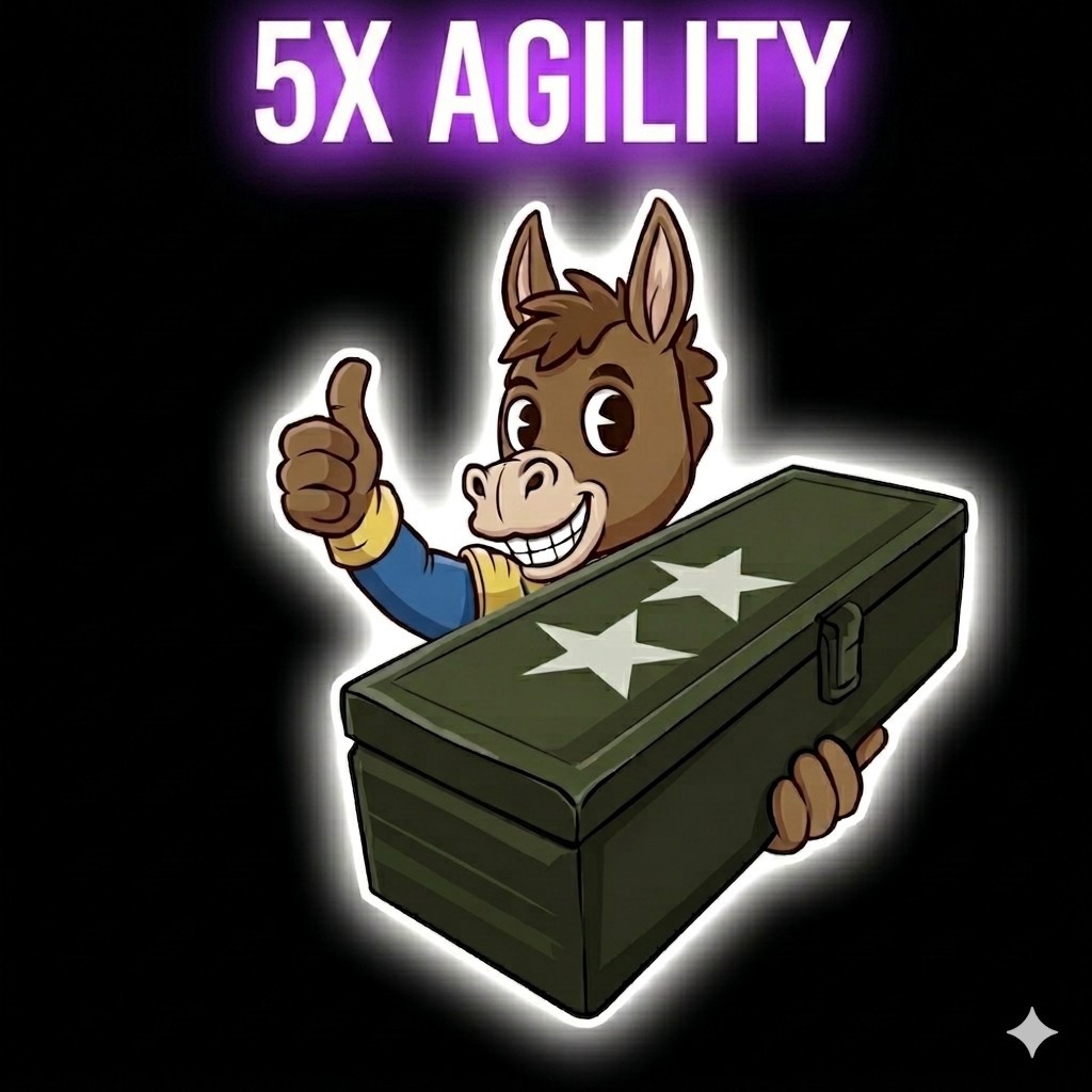 5X AGILITY MOD FALLOUT 76 PS4 PS5 legendary mods