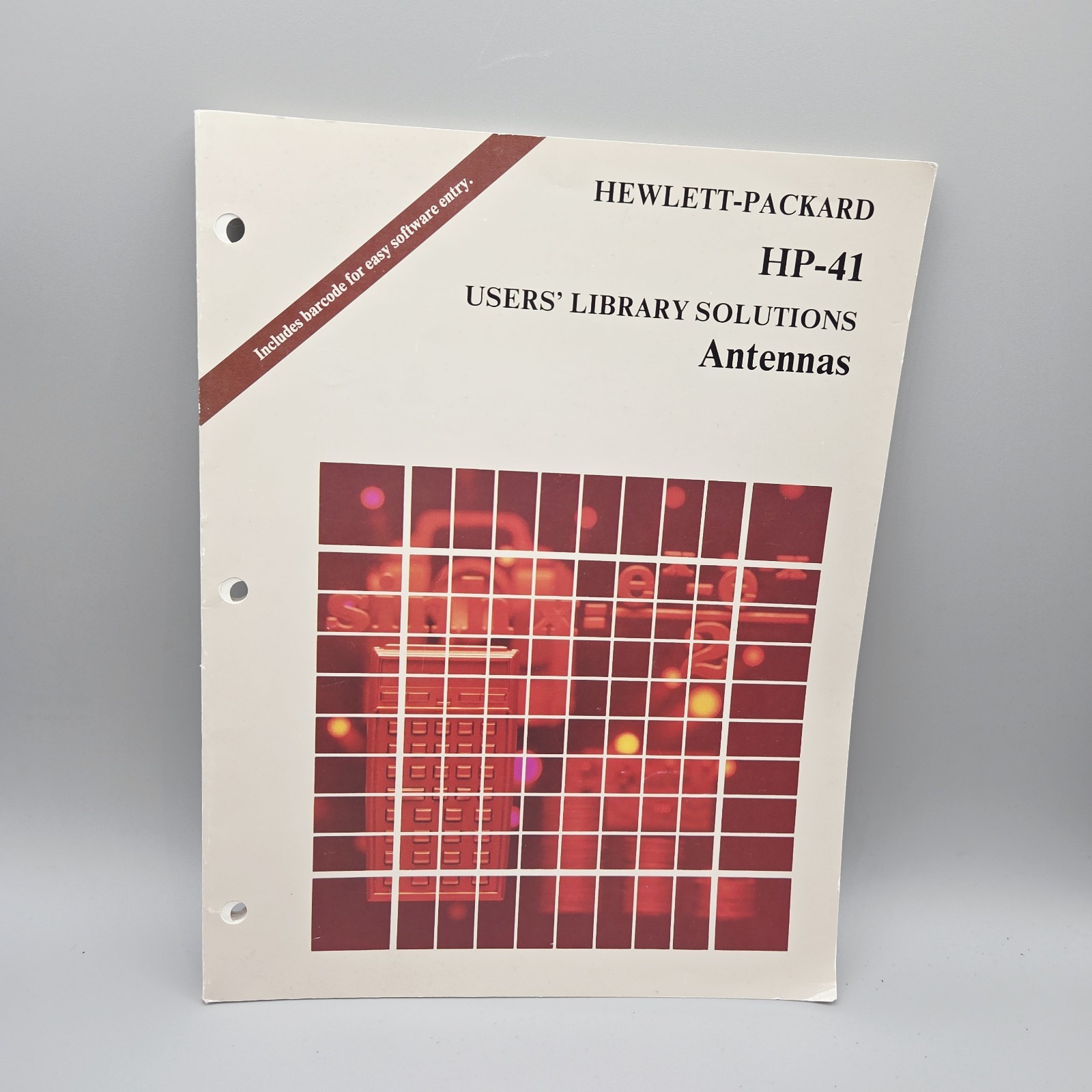 HP-41 User’s Library Solutions ANTENNAS Vintage Manual 00041-90093