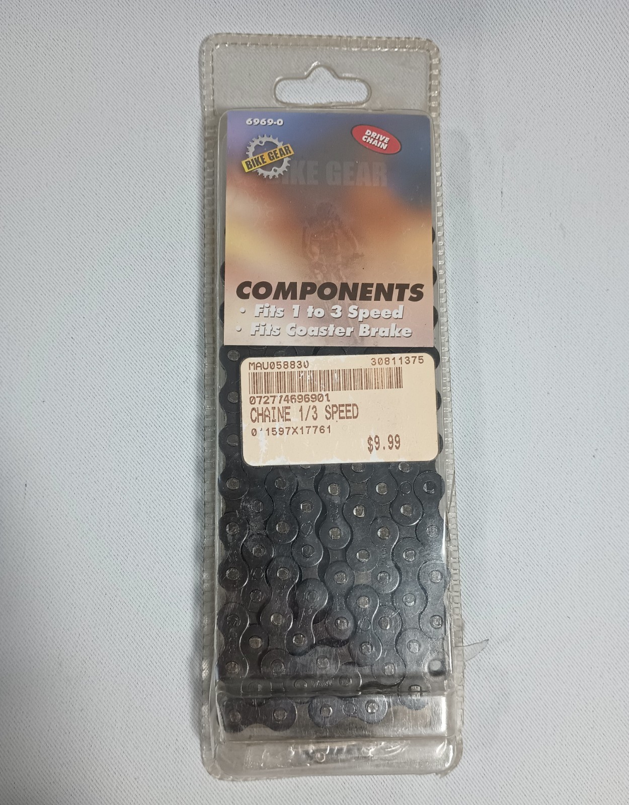 Bike Gear NEW Bicycle Drive Chain 1-3 Speed And Coaster Brake Bikes 1/2" x 1/8"