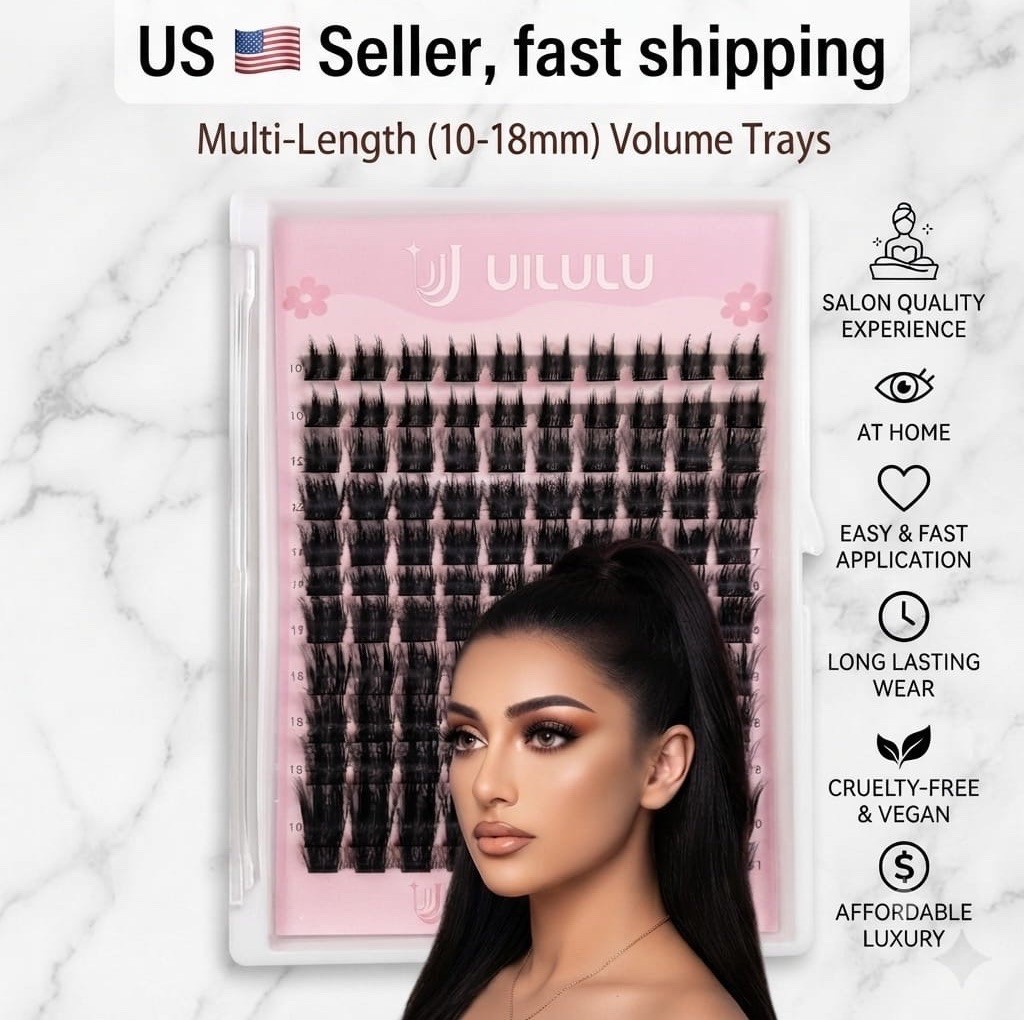 ✨ Create Your Dream Lash Look! UILULU Cluster Eyelashes U05 Volume Multi-Length