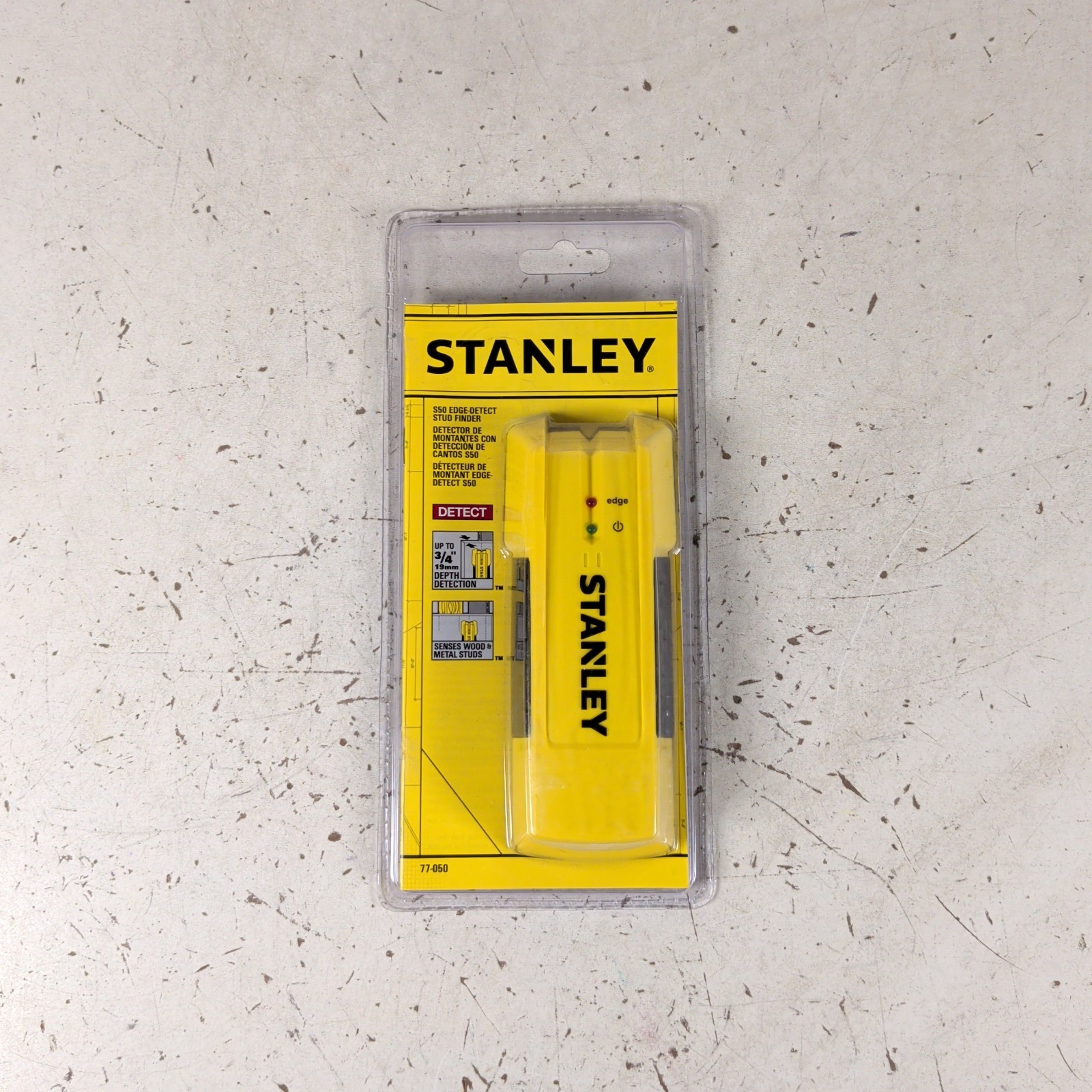 Stanley S50 Stud Sensor 1.5" Deep Edge Finder Finder Wall Scanner 77-050