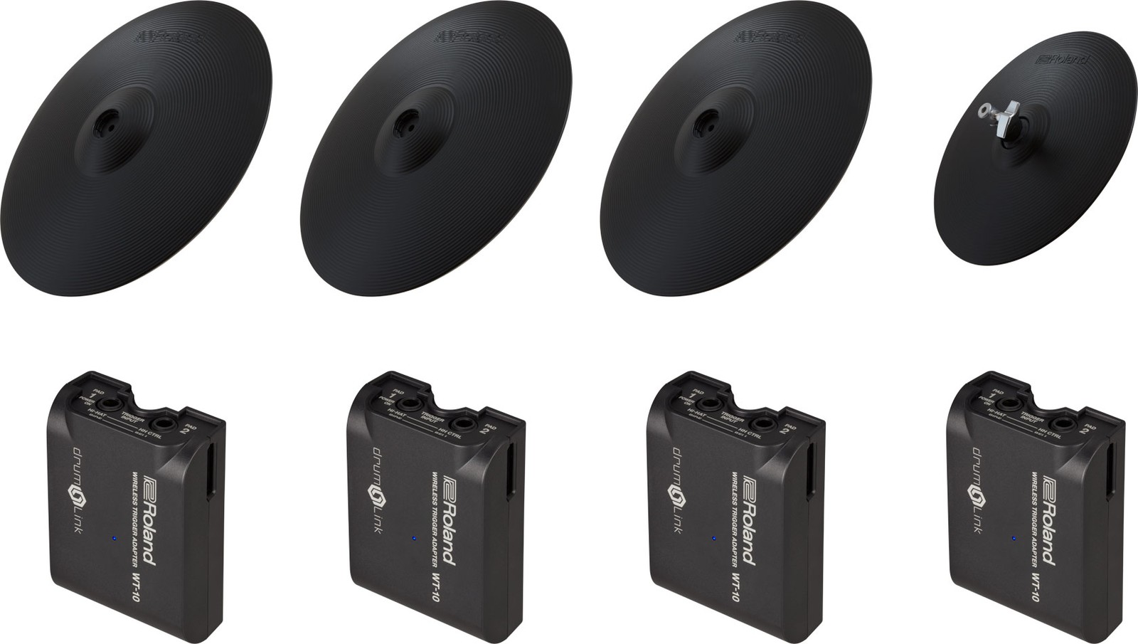 Roland - 4CY-4WT-01 - Cymbal & Wireless Trigger Set