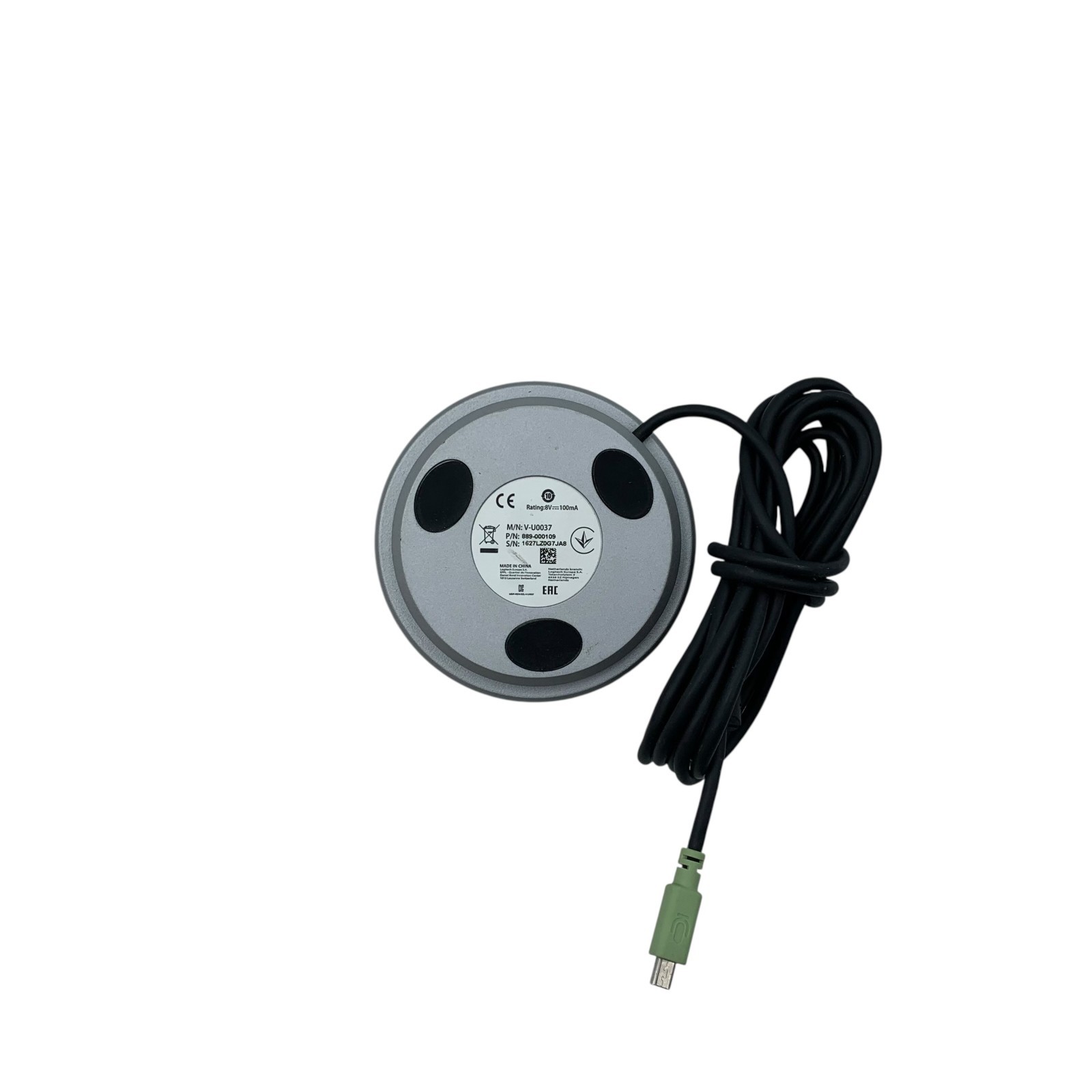 Logitech 889-000109 V-U0037 Microphone For Video & Audio Conferencing