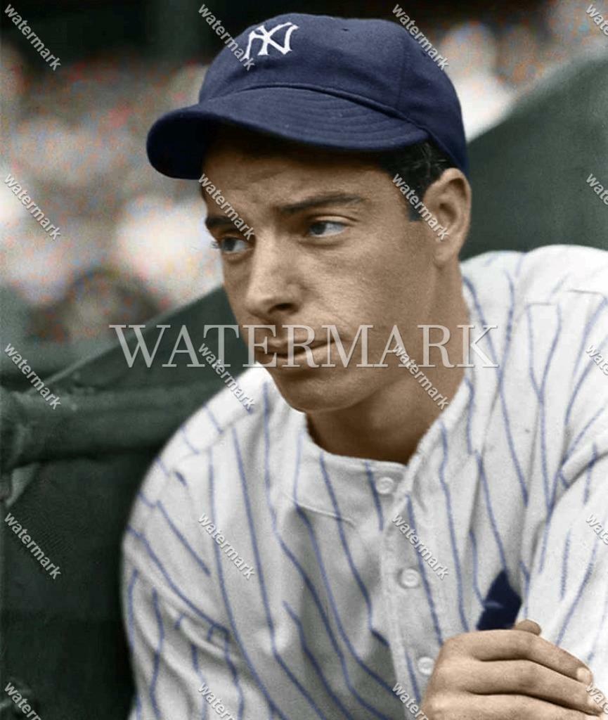 DW405 Joe DiMaggio Yankees Clipper Baseball 8x10 11x14 16x20 Colorized Photo