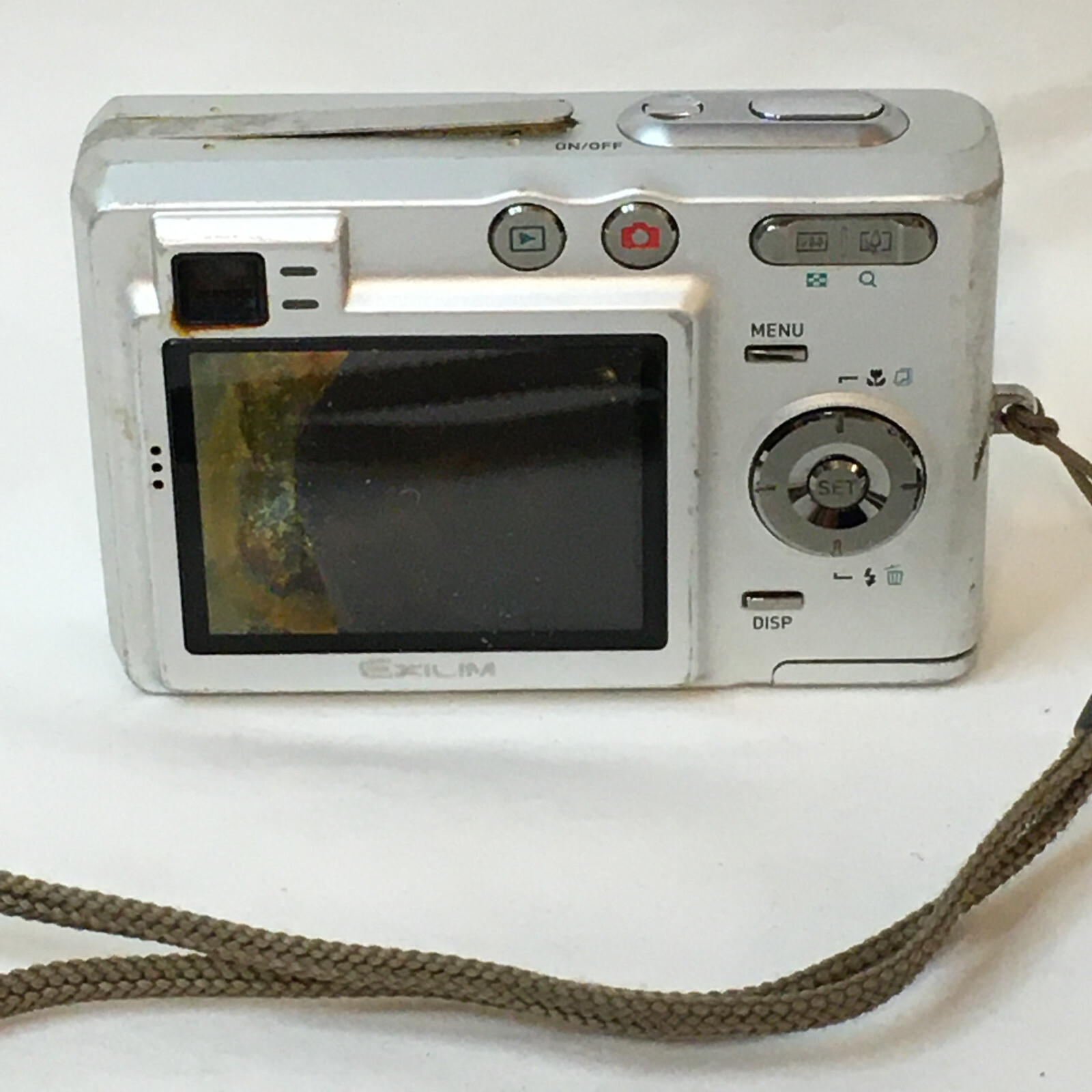 Casio Exilim 3.2 MP Digital Camera No Battery No Charger No Card For Parts Only