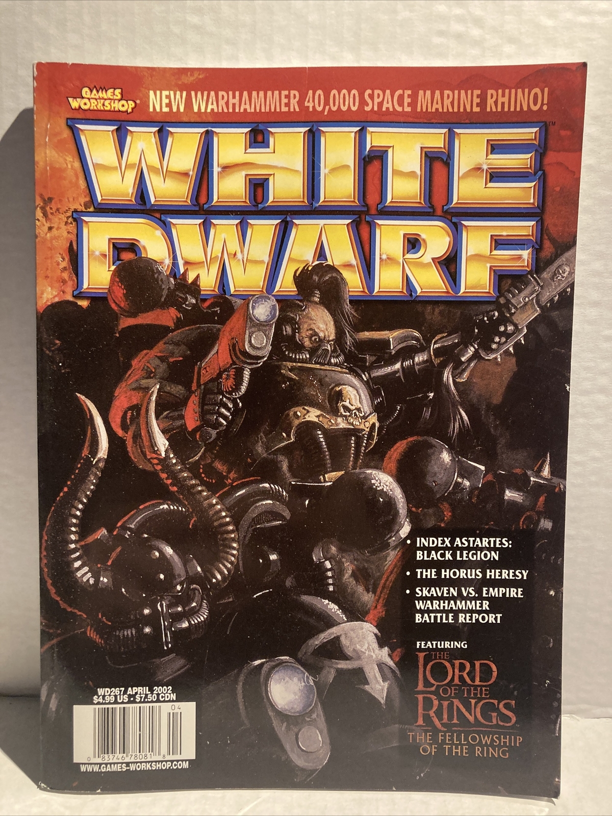 Games Workshop White Dwarf 267 April 2002 Warhammer 40k  LoTR Magazine (CP75)