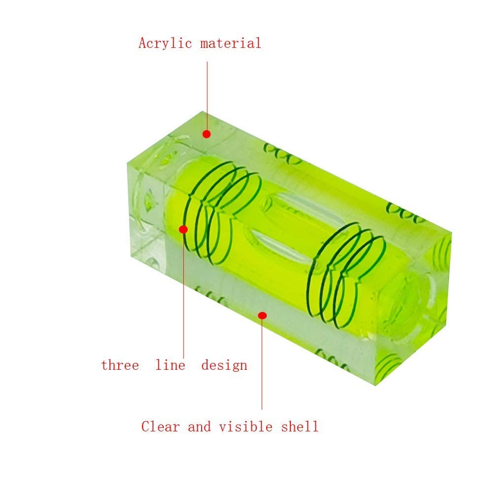 UMEI High Precision Mini Level Bubble, Three line Level Ball, Household Level...