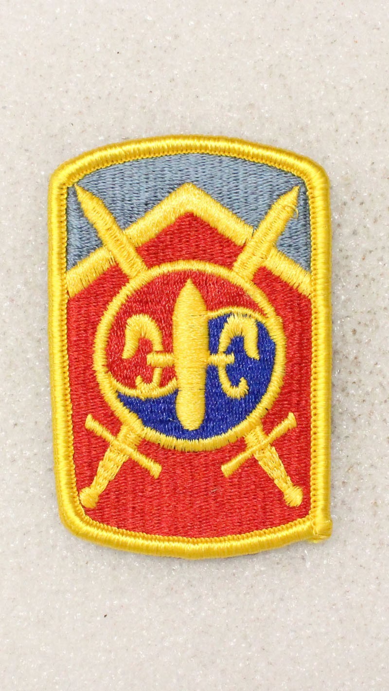 Army patch 5463 - 501st Sustainment Brigade w/merrowed edge