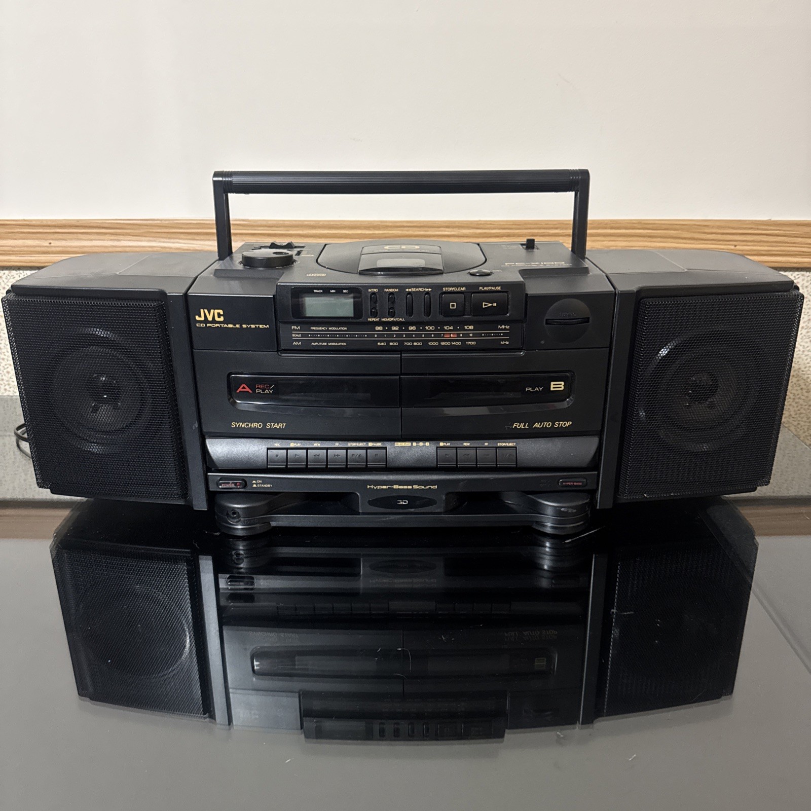 JVC PC-X100 CD PORTABLE SYSTEM