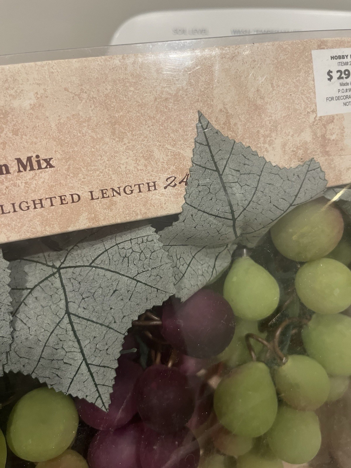 Vintage Grape Cluster String Lights