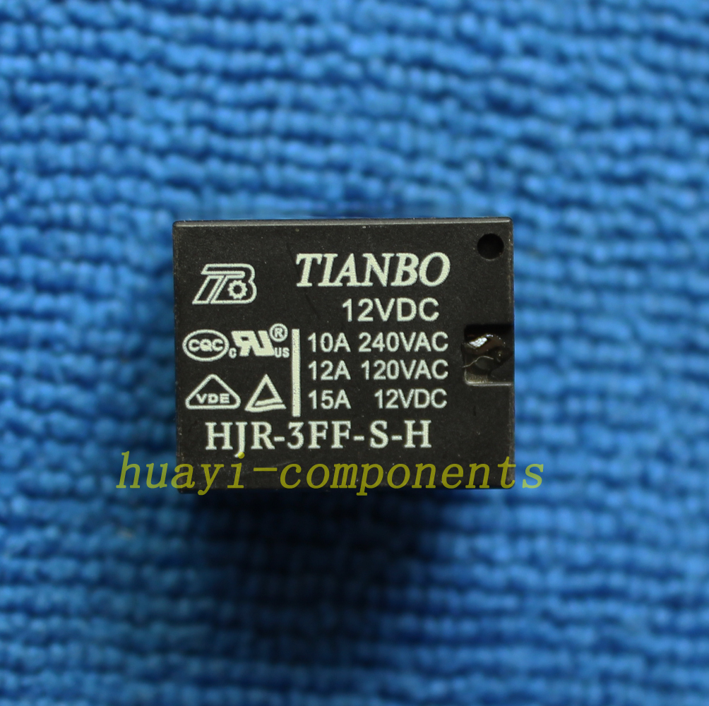 10pcs HJR-3FF-S-H 12VDC 10A 240VAC T73 4pins 12V TIANBO Relay