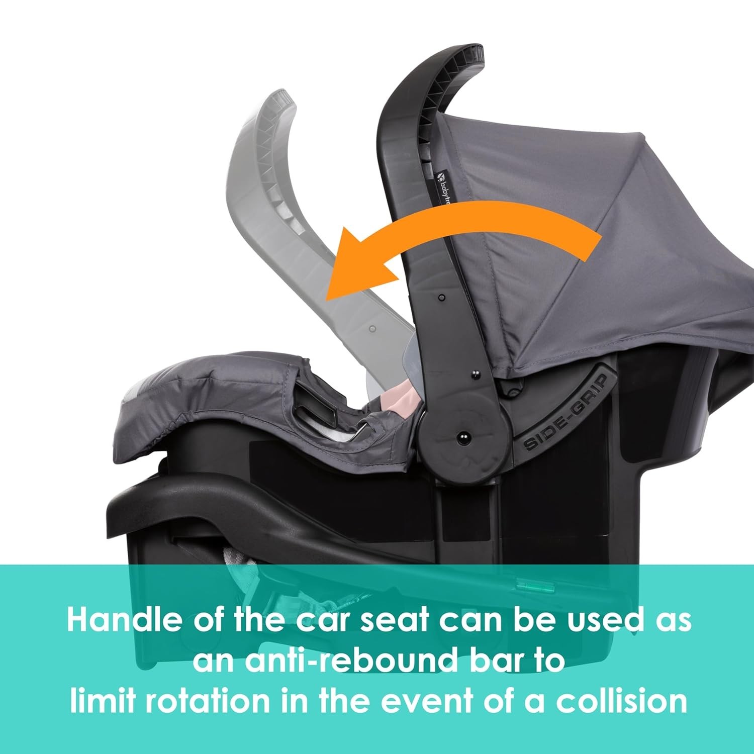 Adjustable Height Stroller with 5 Point Harness and Breathable Polyester Fabric